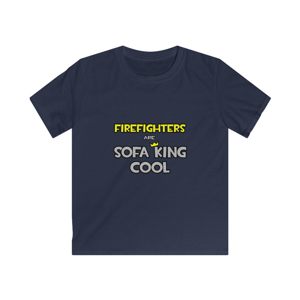 Firefighters Are Sofa King Cool - Kids Softstyle Tee