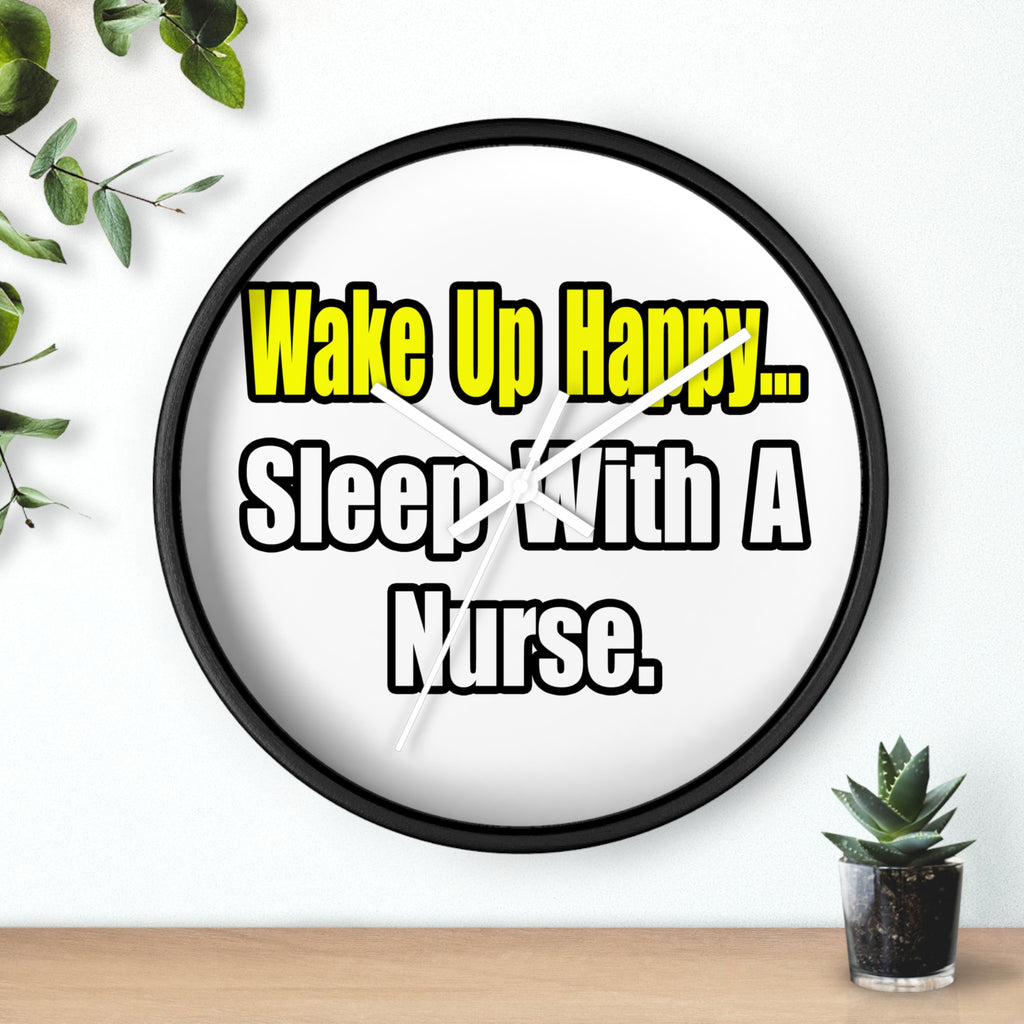 Sleep With a Nurse - Wall Clock
