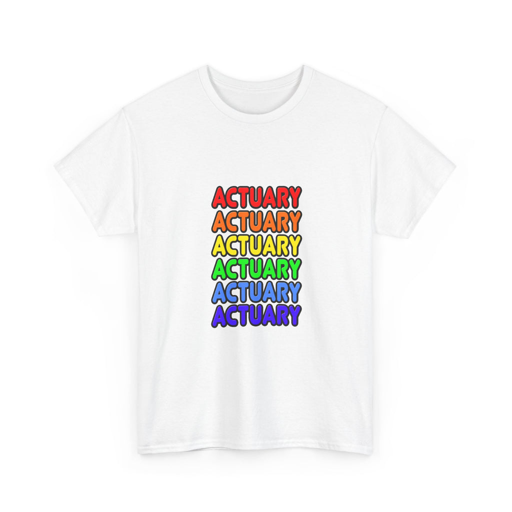 Rainbow Actuary - Unisex Heavy Cotton Tee