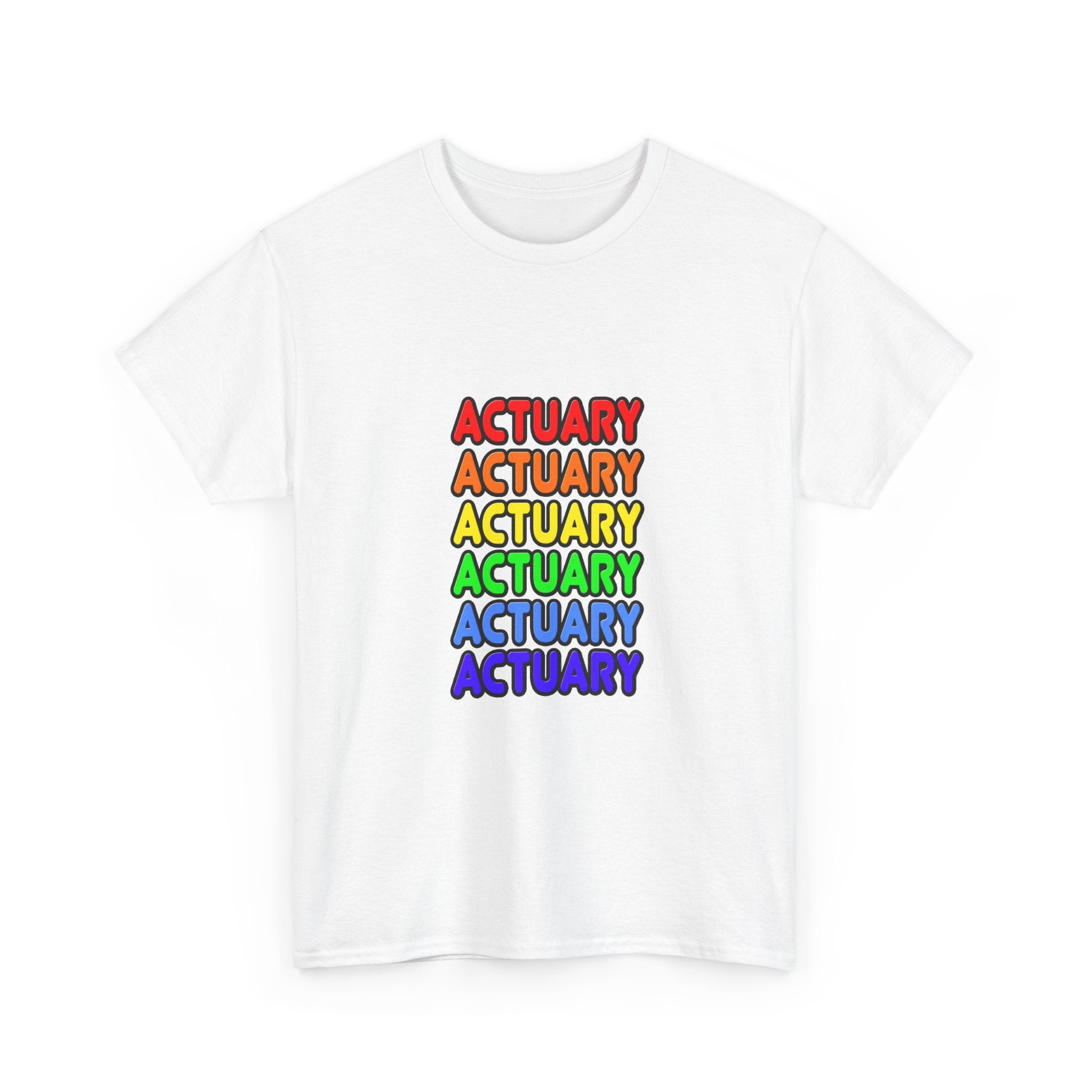 Rainbow Actuary - Unisex Heavy Cotton Tee