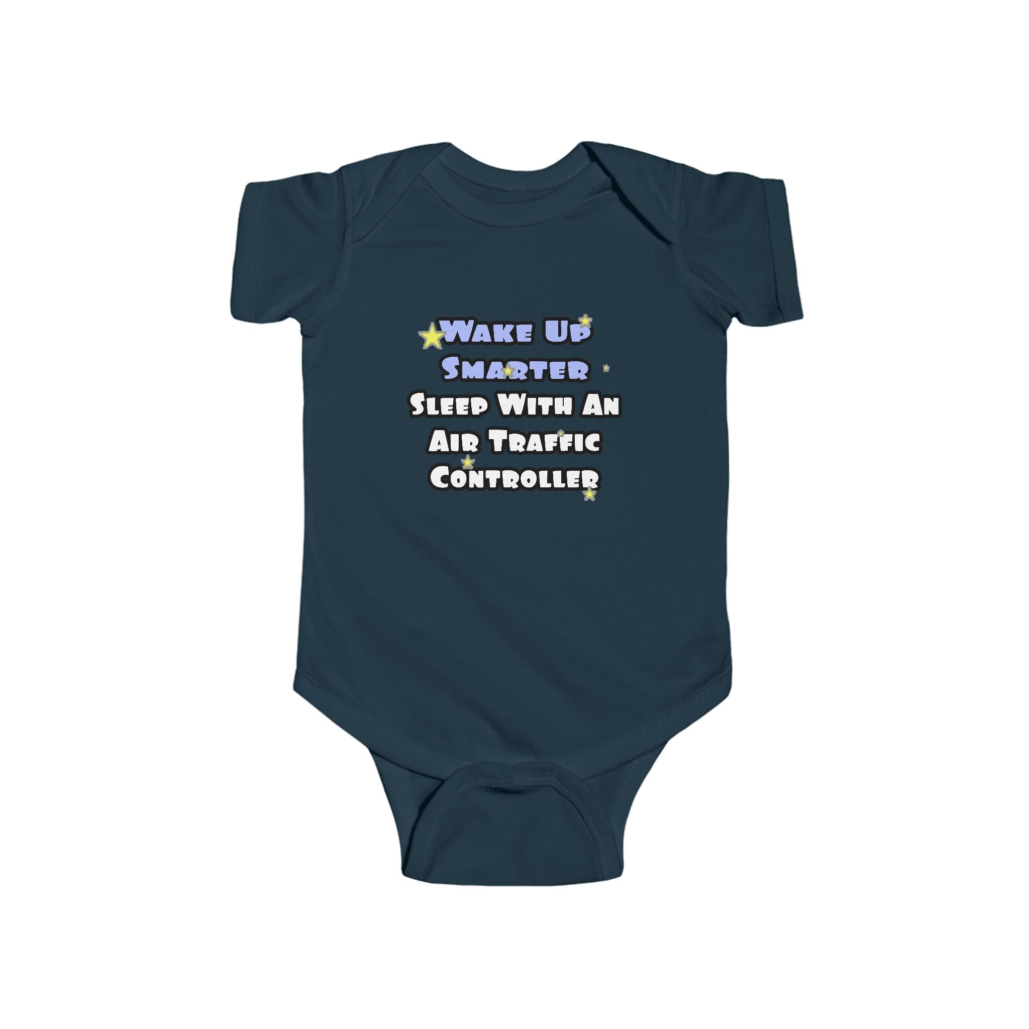 Wake Up Smarter...Sleep With an Air Traffic Controller - Infant Fine Jersey Bodysuit