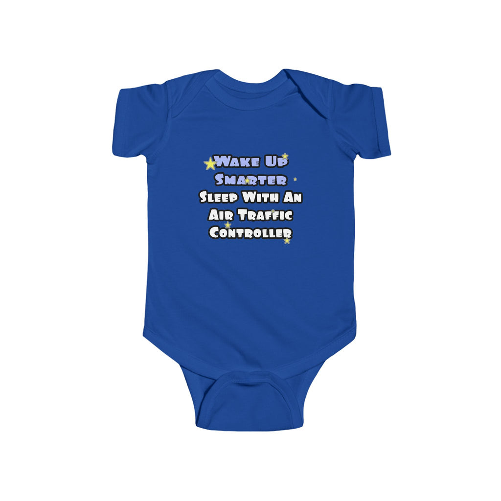 Wake Up Smarter...Sleep With an Air Traffic Controller - Infant Fine Jersey Bodysuit