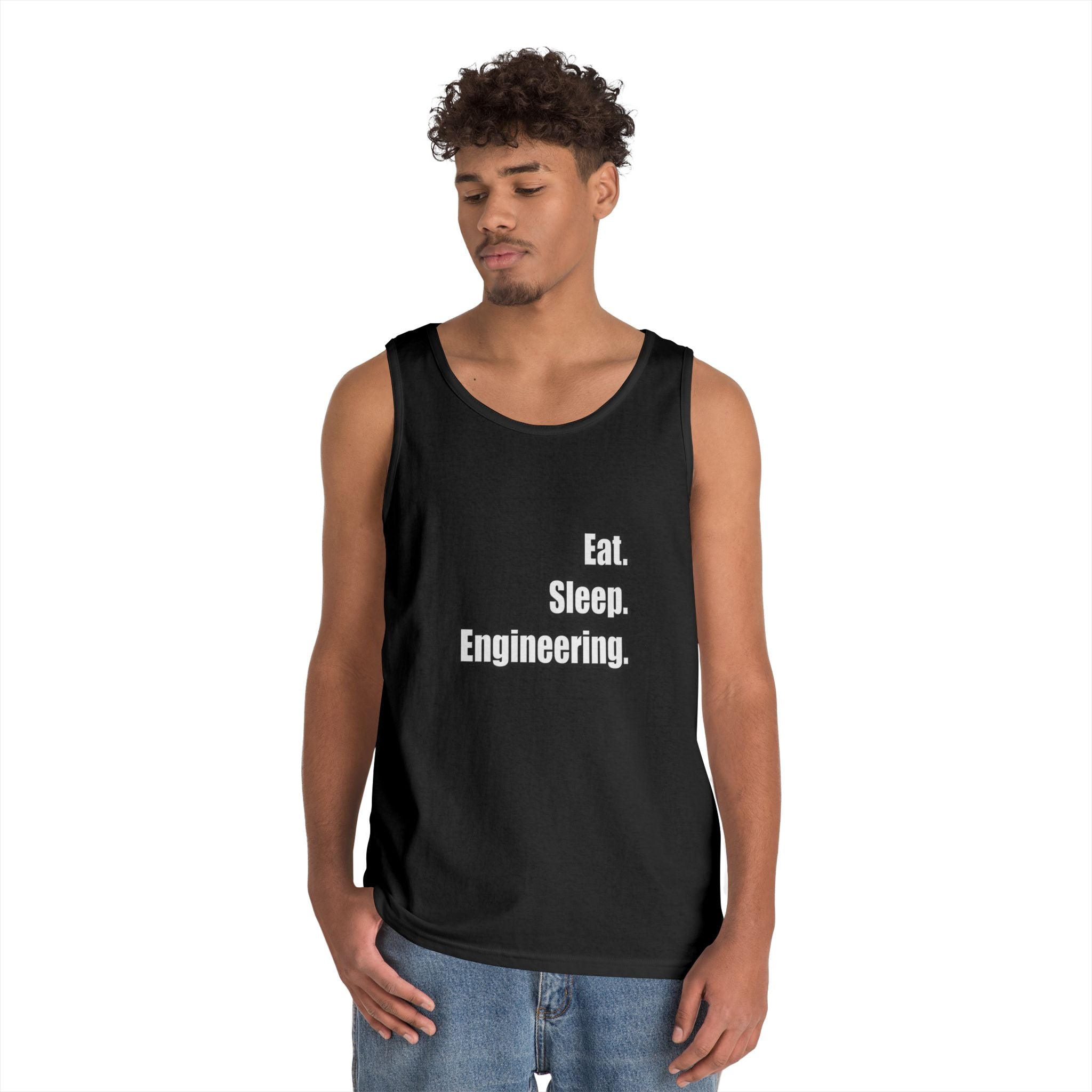 Eat. Sleep. Engineering - Unisex Heavy Cotton Tank Top