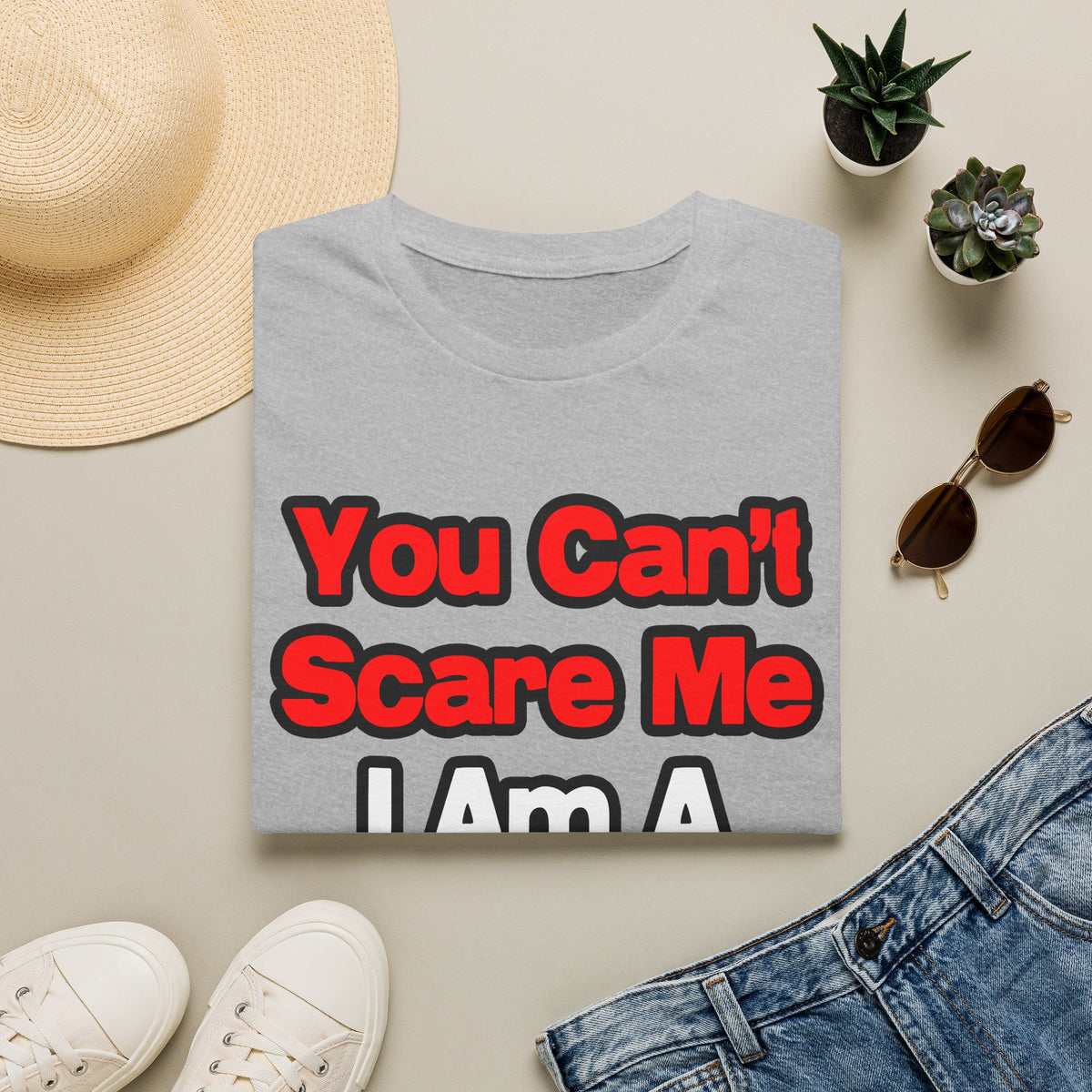 You Can't Scare Me...Bartender - Unisex Softstyle T-Shirt