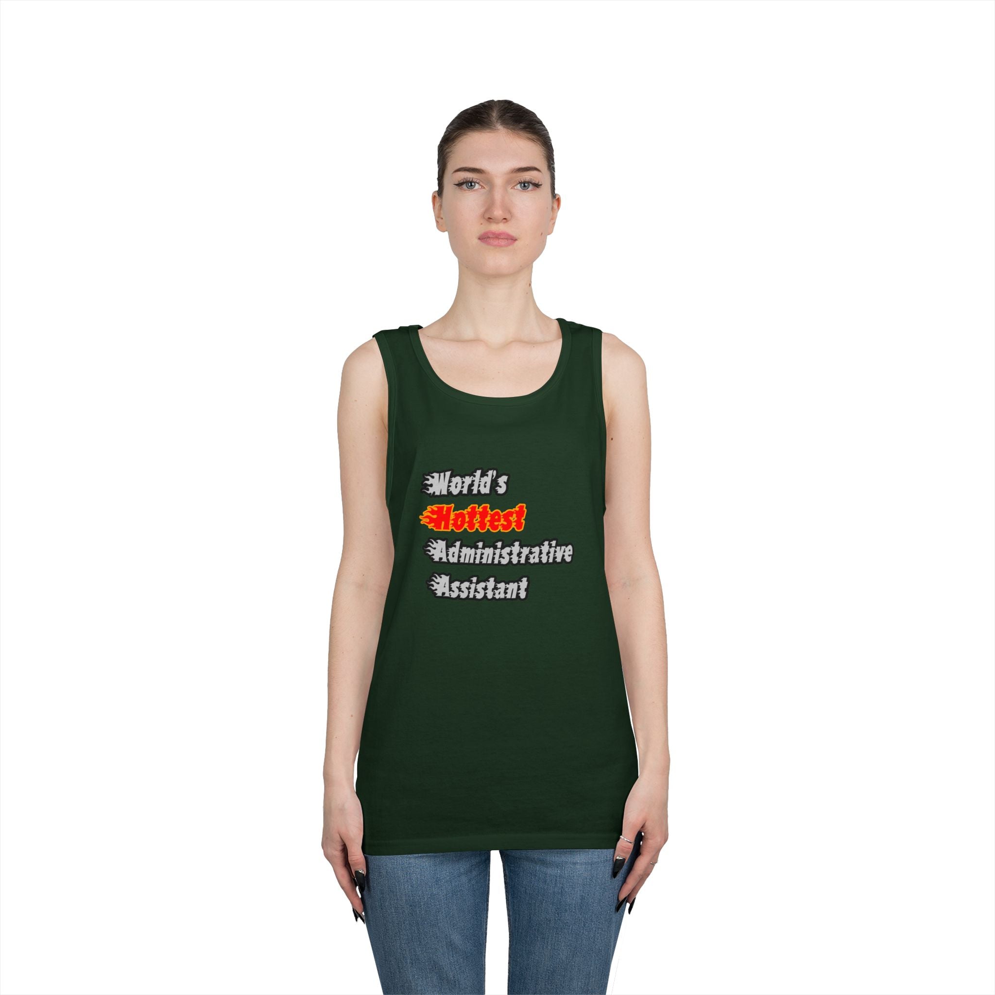 World's Hottest Administrative Assistant - Unisex Heavy Cotton Tank Top