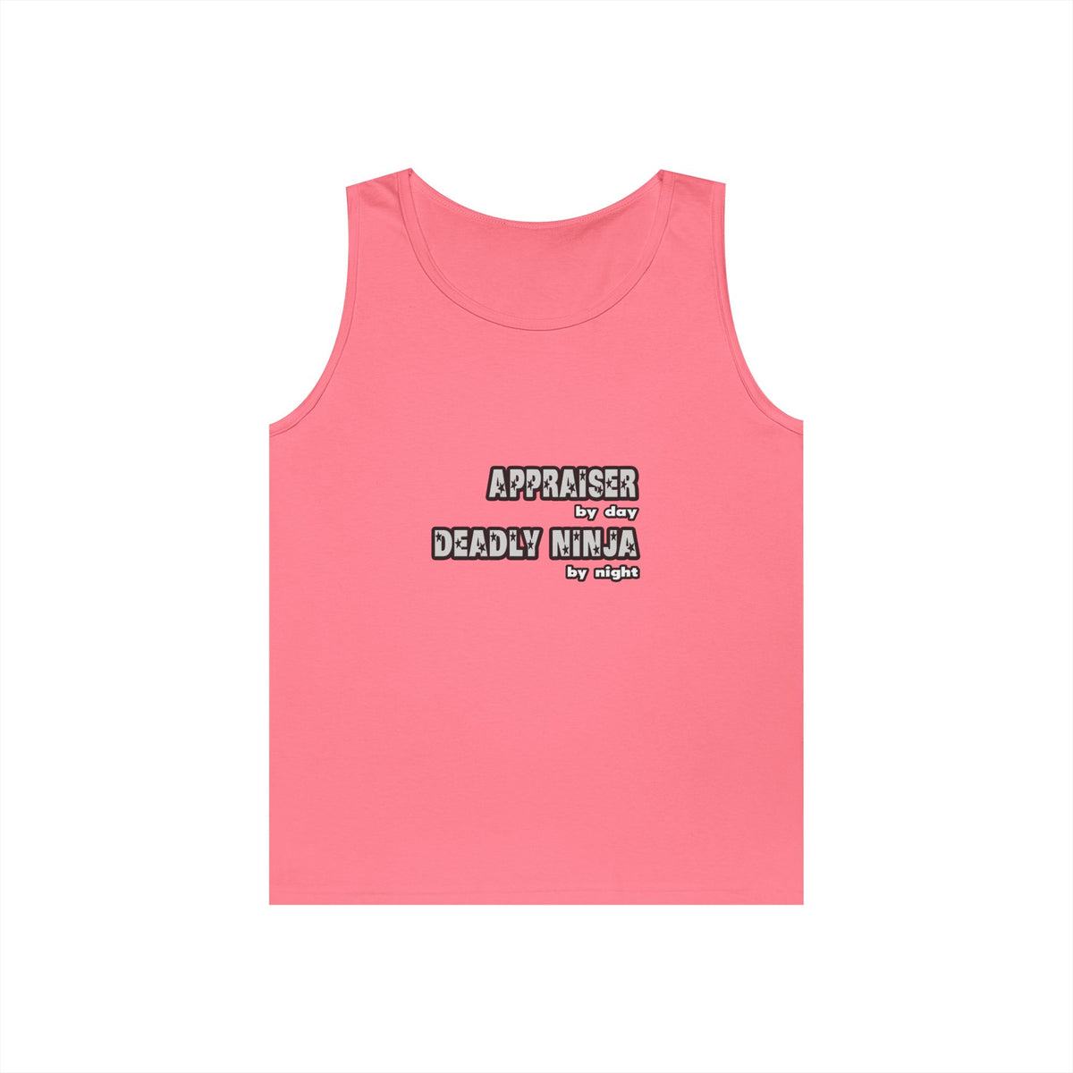 Appraiser By Day...Deadly Ninja By Night - Unisex Heavy Cotton Tank Top