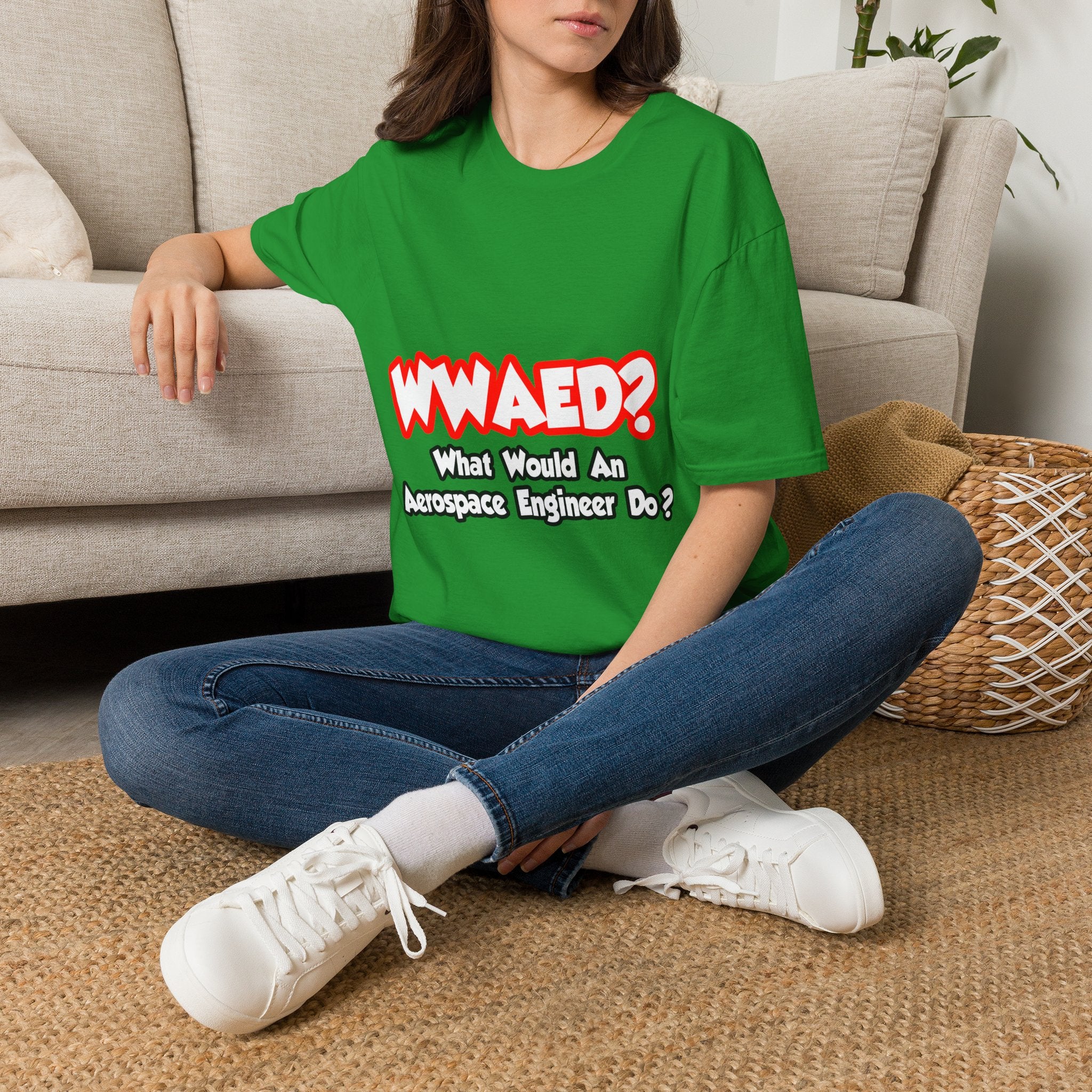 WWAED...What Would an Aerospace Engineer Do - Unisex Softstyle T-Shirt