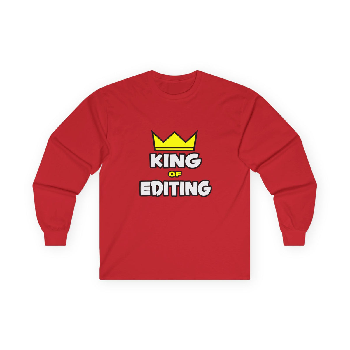 King of Editing - Unisex Ultra Cotton Long Sleeve Tee