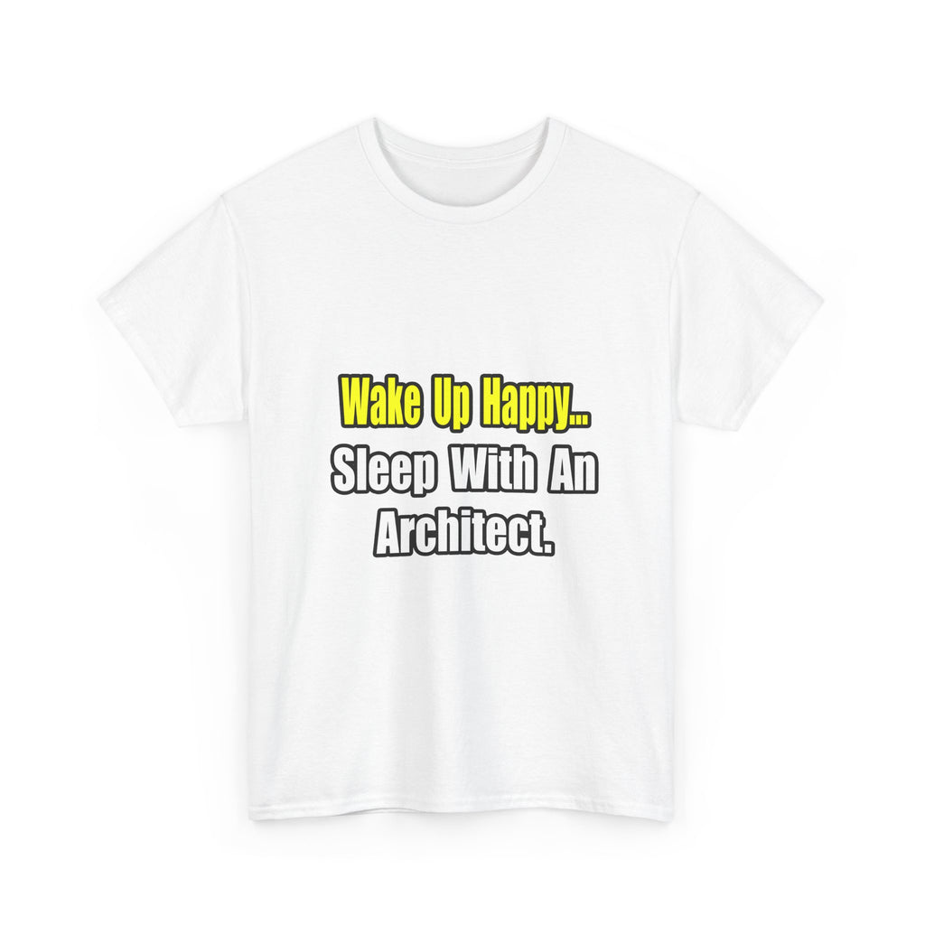 Sleep With an Architect - Unisex Heavy Cotton Tee