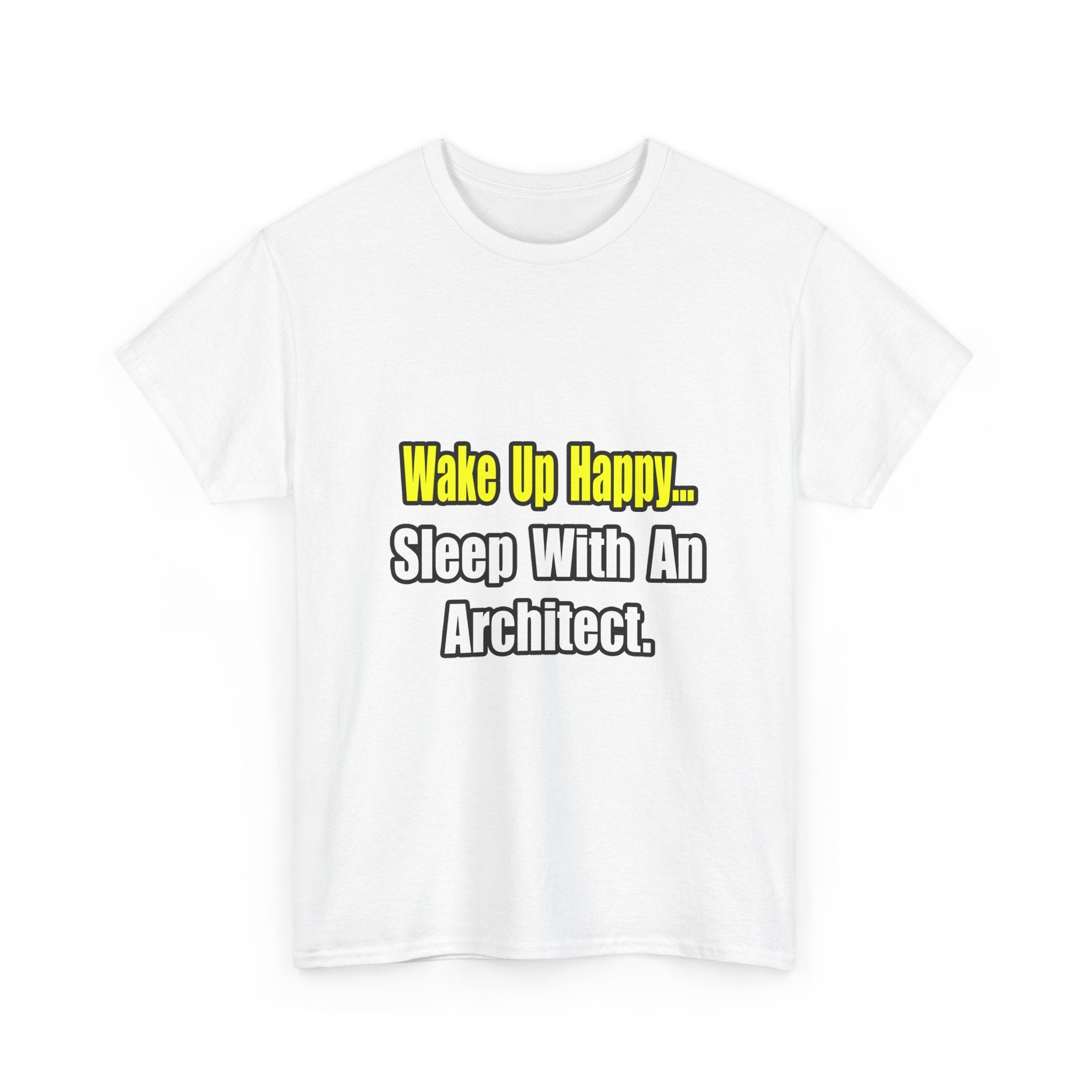 Sleep With an Architect - Unisex Heavy Cotton Tee