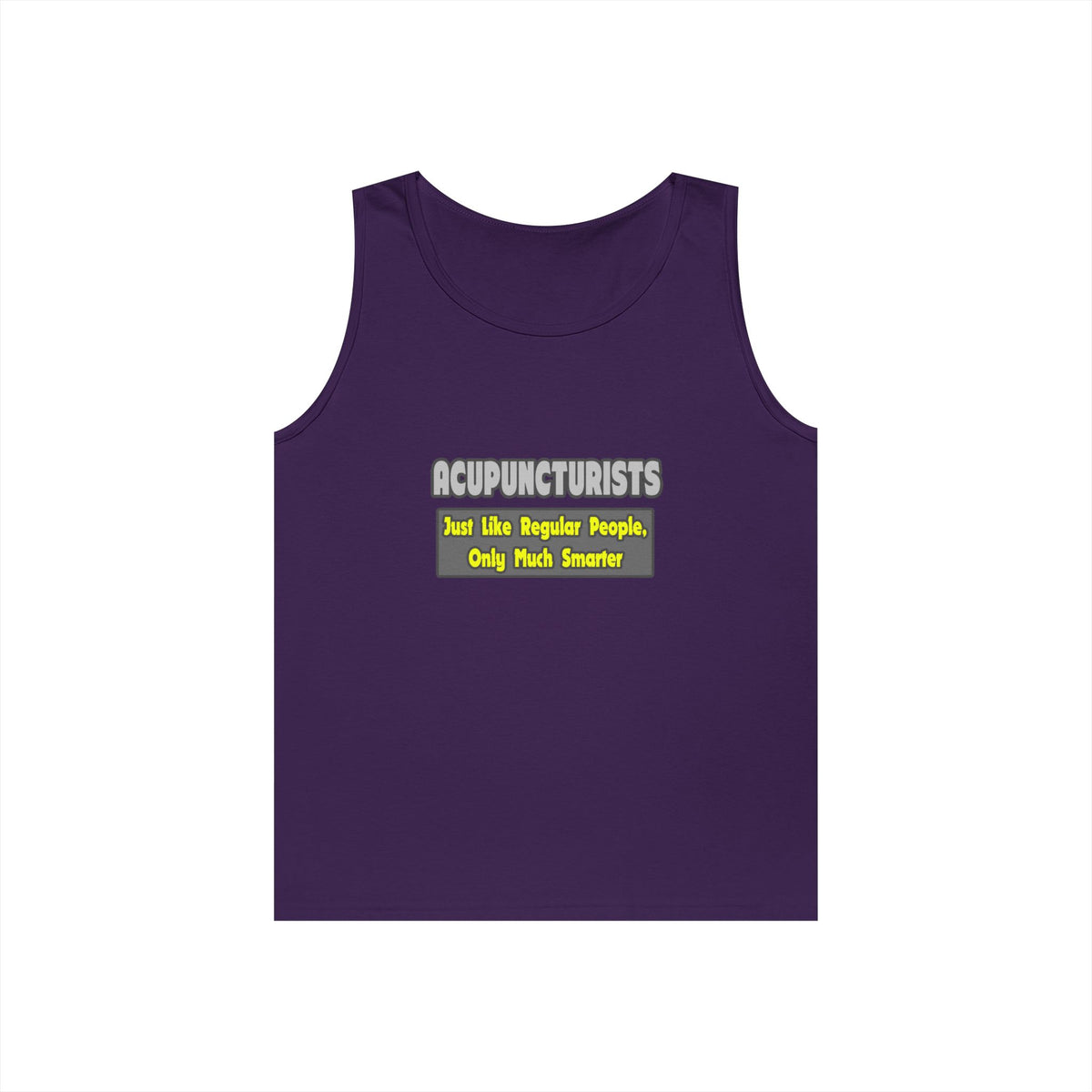 Acupuncturists .. Smarter - Unisex Heavy Cotton Tank Top