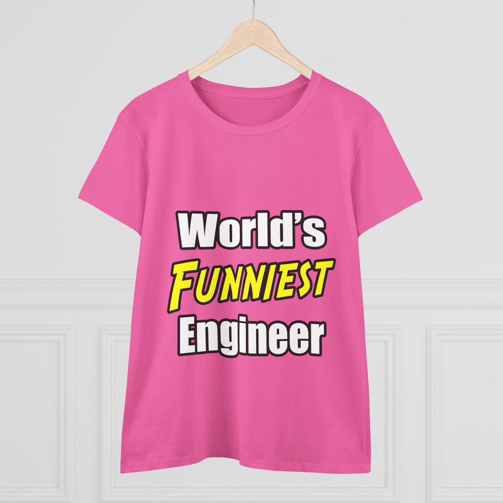 World's Funniest Engineer - Women's Midweight Cotton Tee