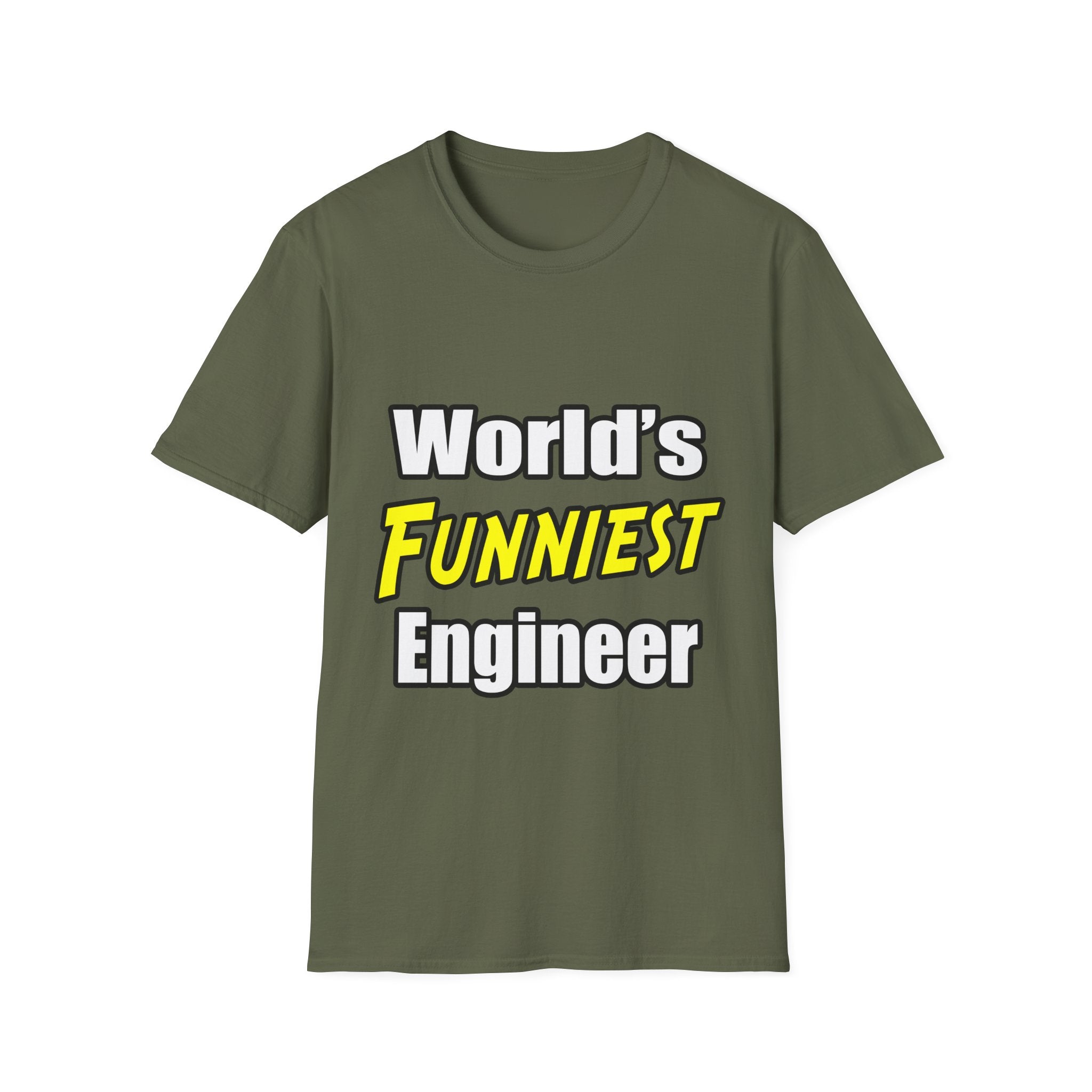 World's Funniest Engineer - Unisex Softstyle T-Shirt