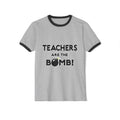 Teachers Are The Bomb! - Unisex Cotton Ringer T-Shirt