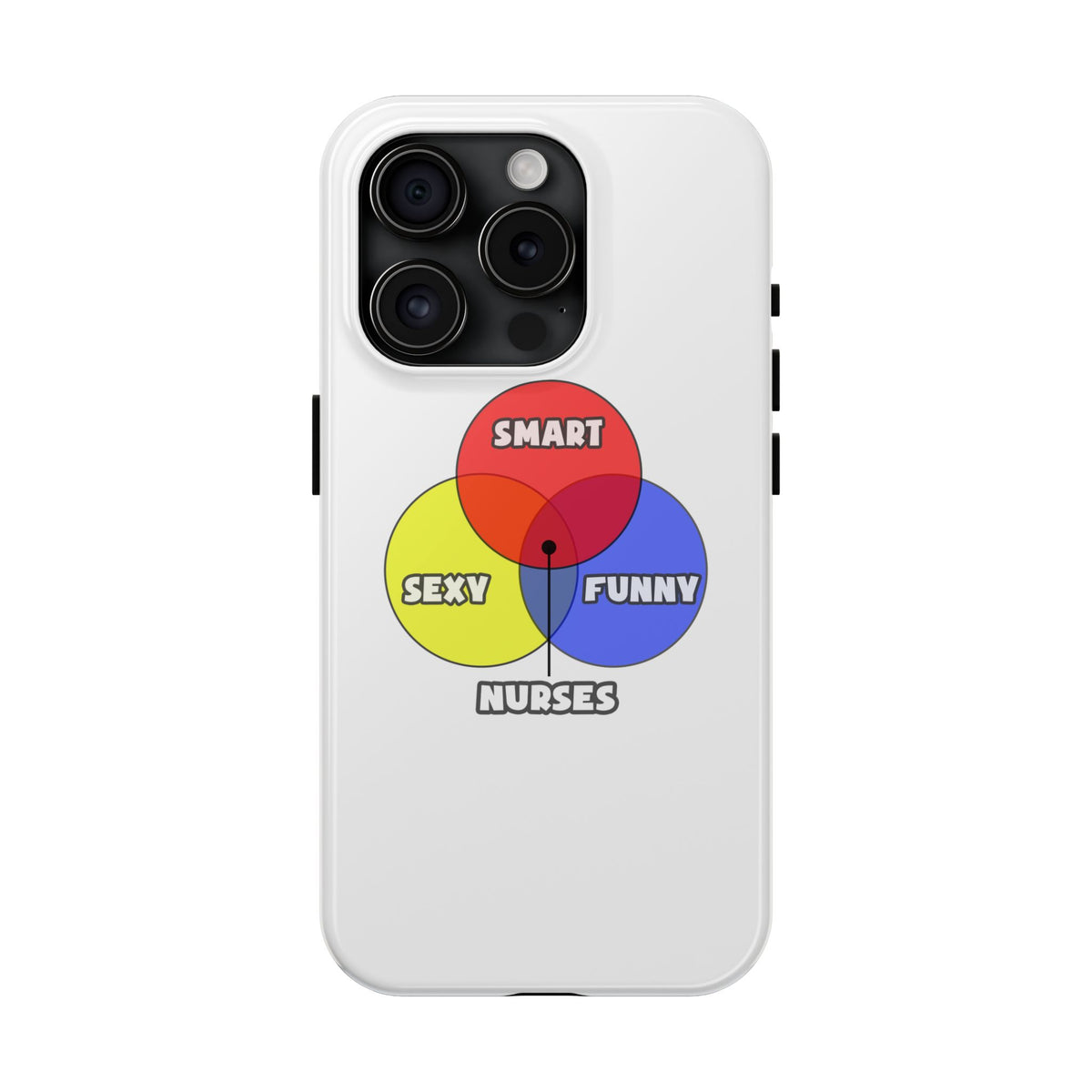 Venn Diagram .. Nurses - Tough Phone Cases