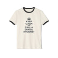 Keep Calm and Call a Dental Hygienist - Unisex Cotton Ringer T-Shirt