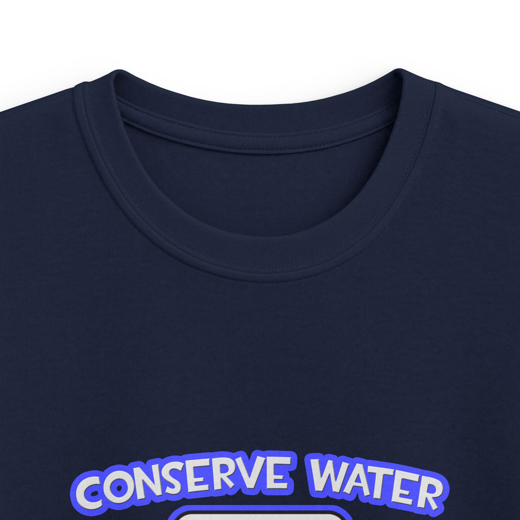 Conserve Water .. Shower With Aerospace Engineer - Kids Softstyle Tee