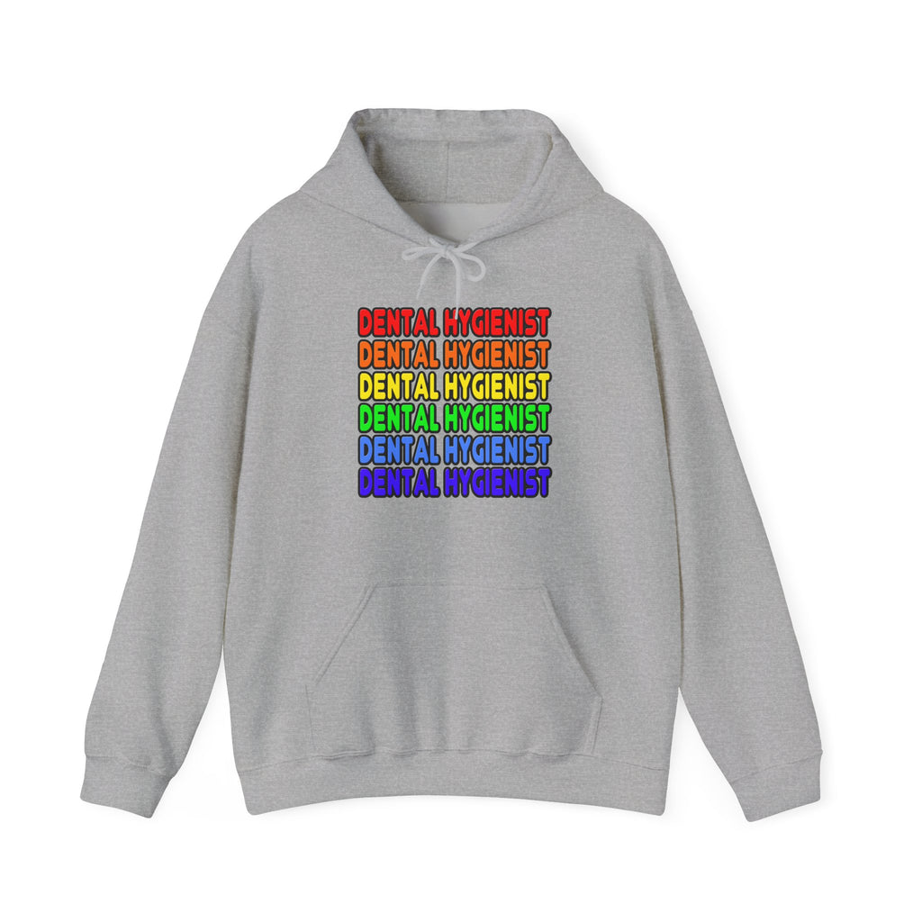 Rainbow Dental Hygienist - Unisex Heavy Blend™ Hooded Sweatshirt