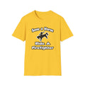 Save a Horse .. Ride a Firefighter - Unisex Softstyle T-Shirt