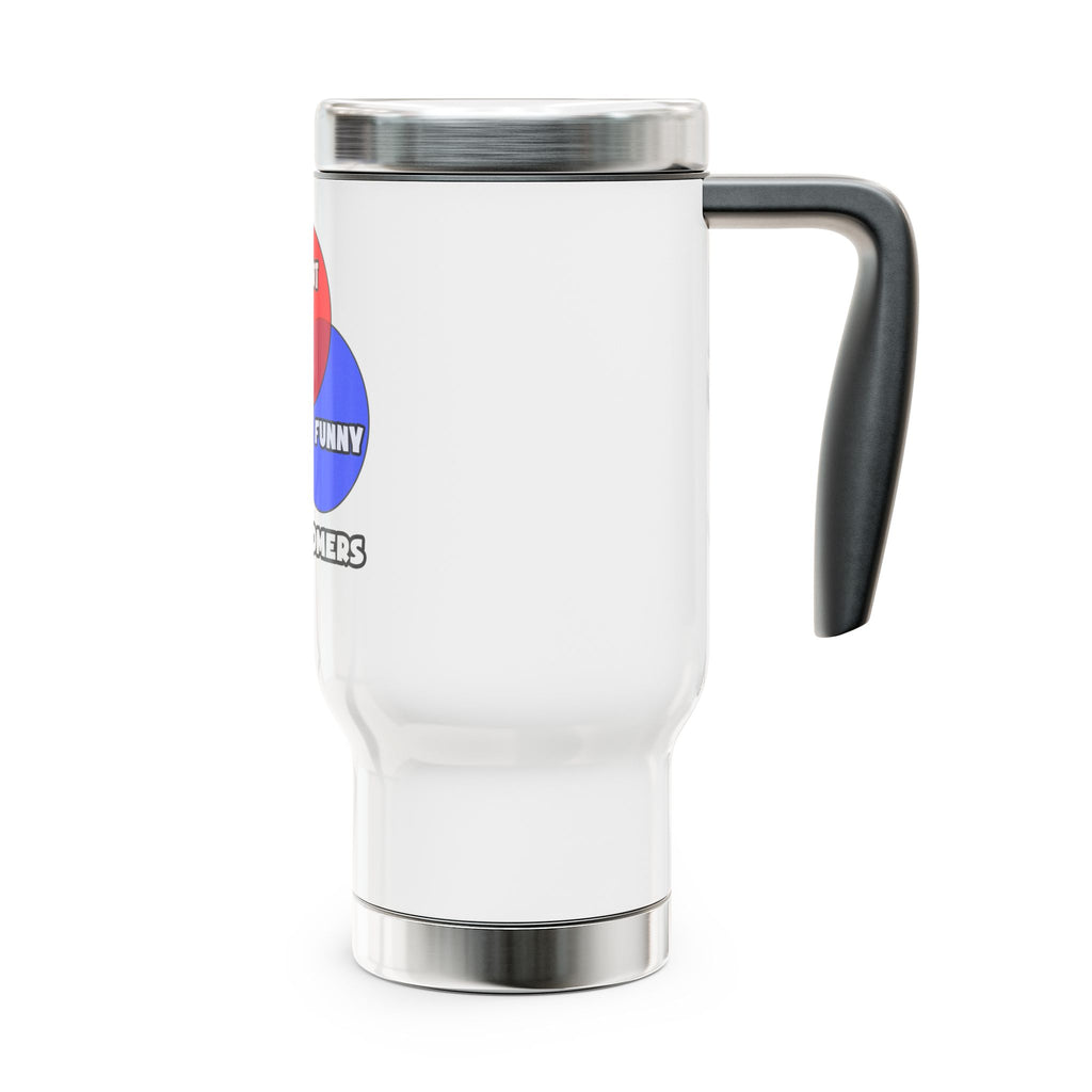 Venn Diagram .. Astronomers - Stainless Steel Travel Mug with Handle, 14oz