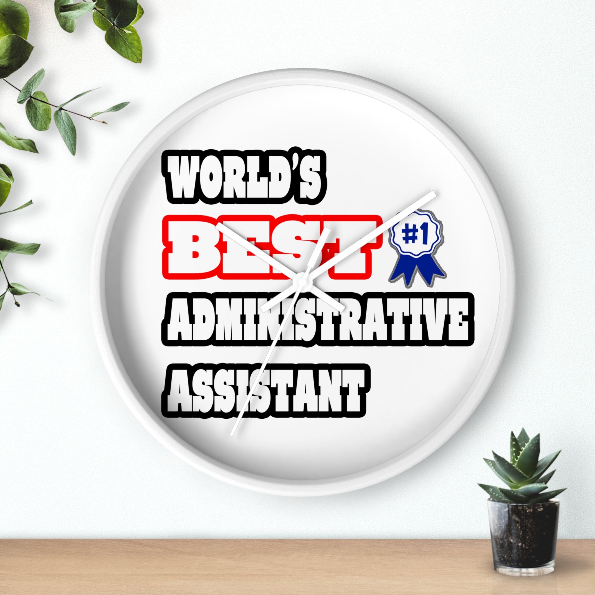 World's Best Administrative Assistant - Wall Clock