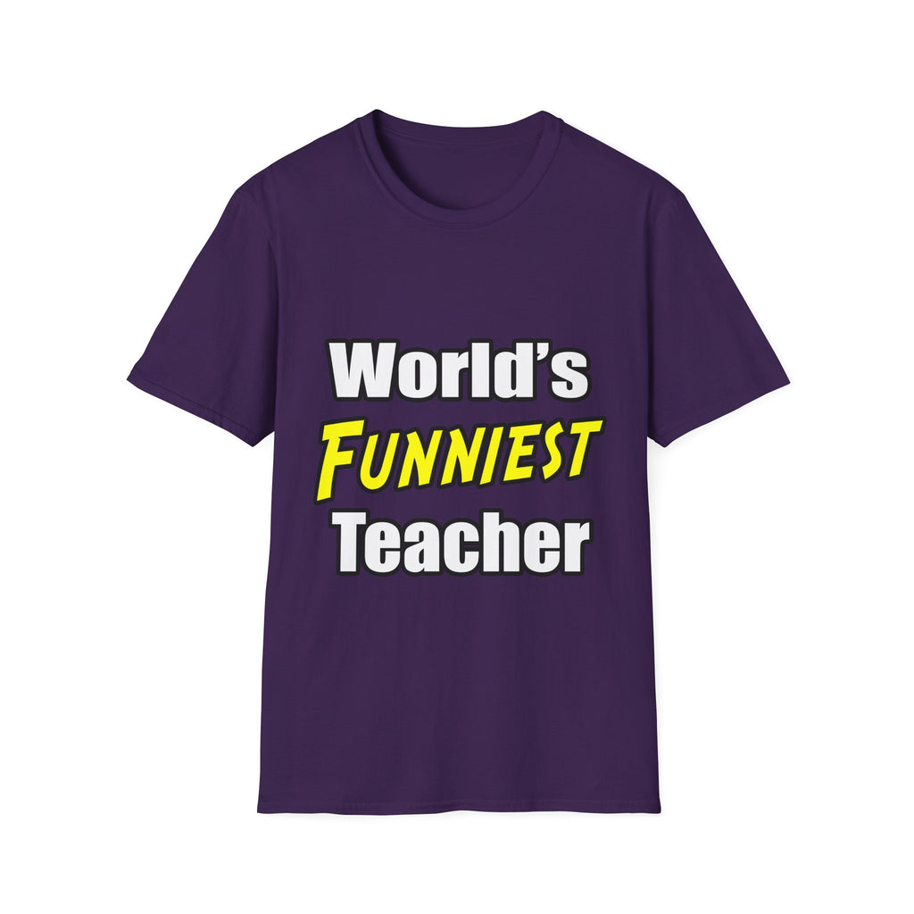 World's Funniest Teacher - Unisex Softstyle T-Shirt