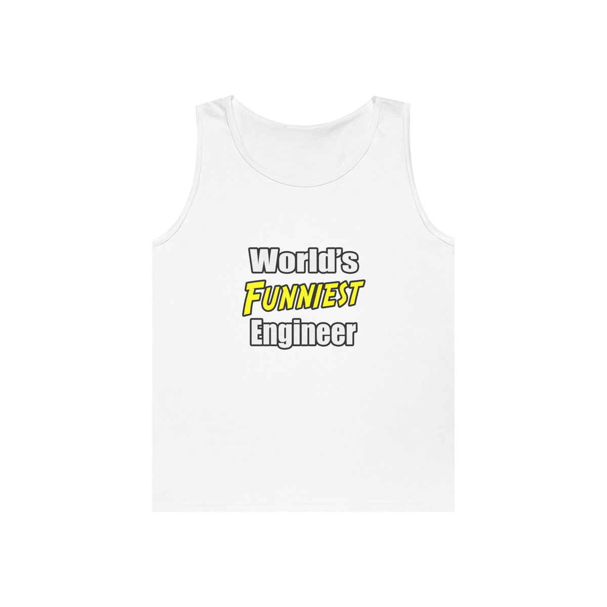 World's Funniest Engineer - Unisex Heavy Cotton Tank Top