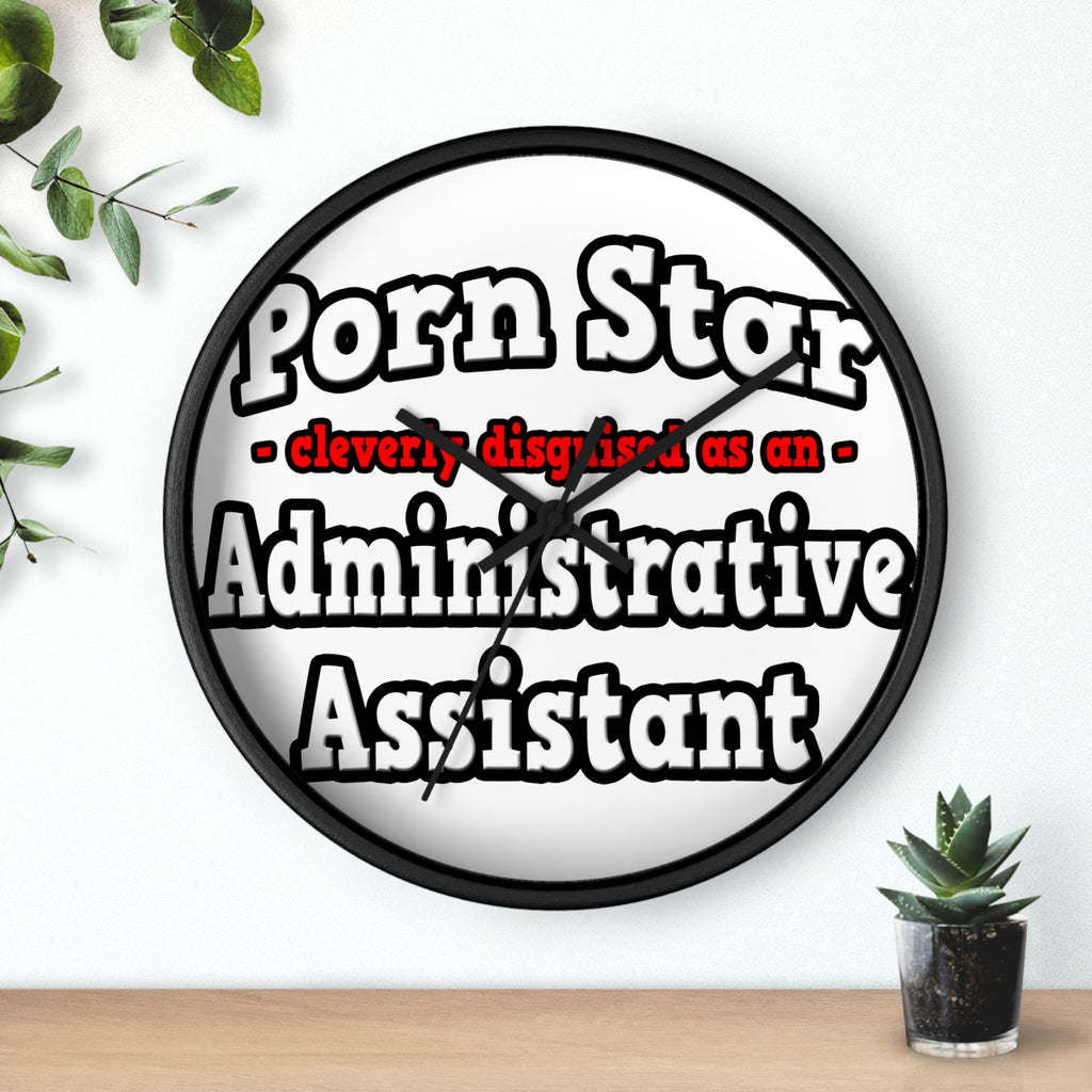 Porn Star...Administrative Assistant - Wall Clock