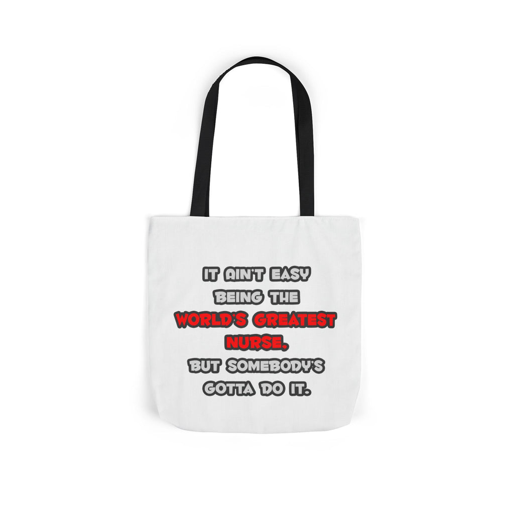 World's Greatest Nurse Joke - Canvas Tote Bag, 5-Color Straps
