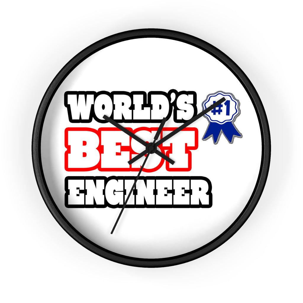 World's Best Engineer - Wall Clock