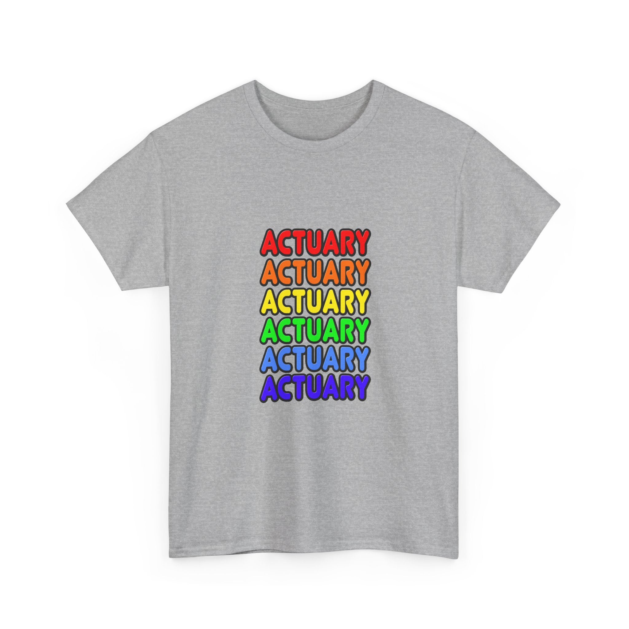Rainbow Actuary - Unisex Heavy Cotton Tee