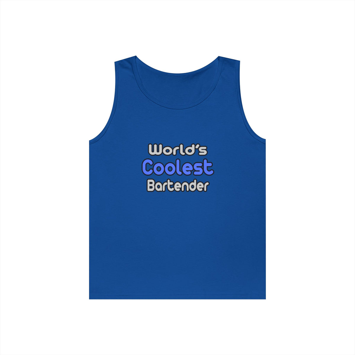 World's Coolest Bartender - Unisex Heavy Cotton Tank Top