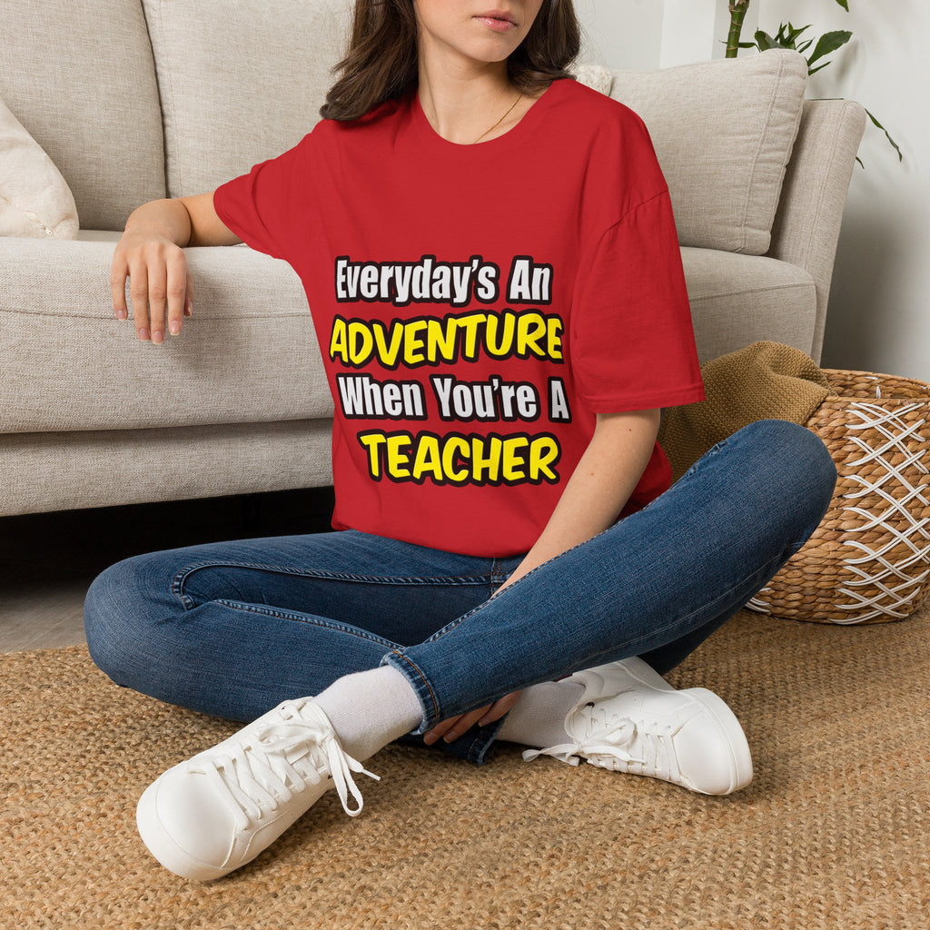 Everyday's An Adventure...Teacher - Unisex Softstyle T-Shirt
