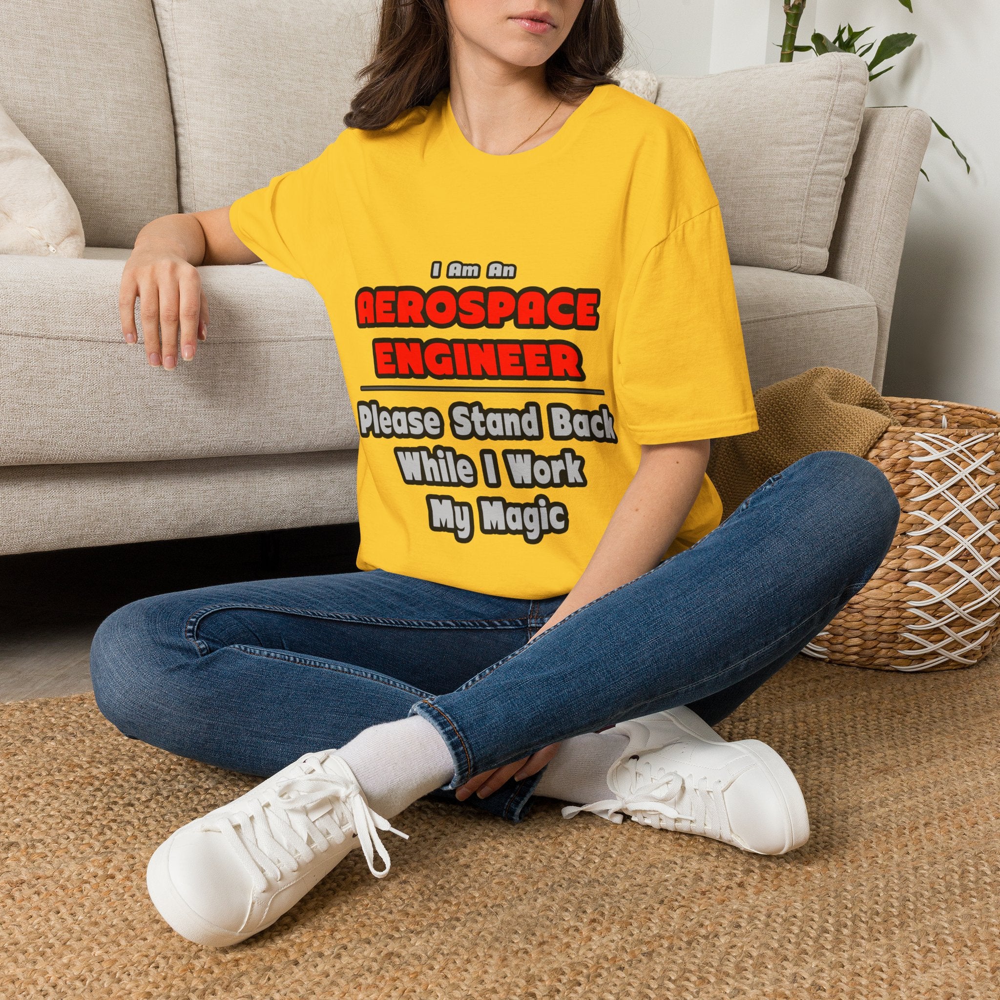 Aerospace Engineer...Work My Magic - Unisex Softstyle T-Shirt
