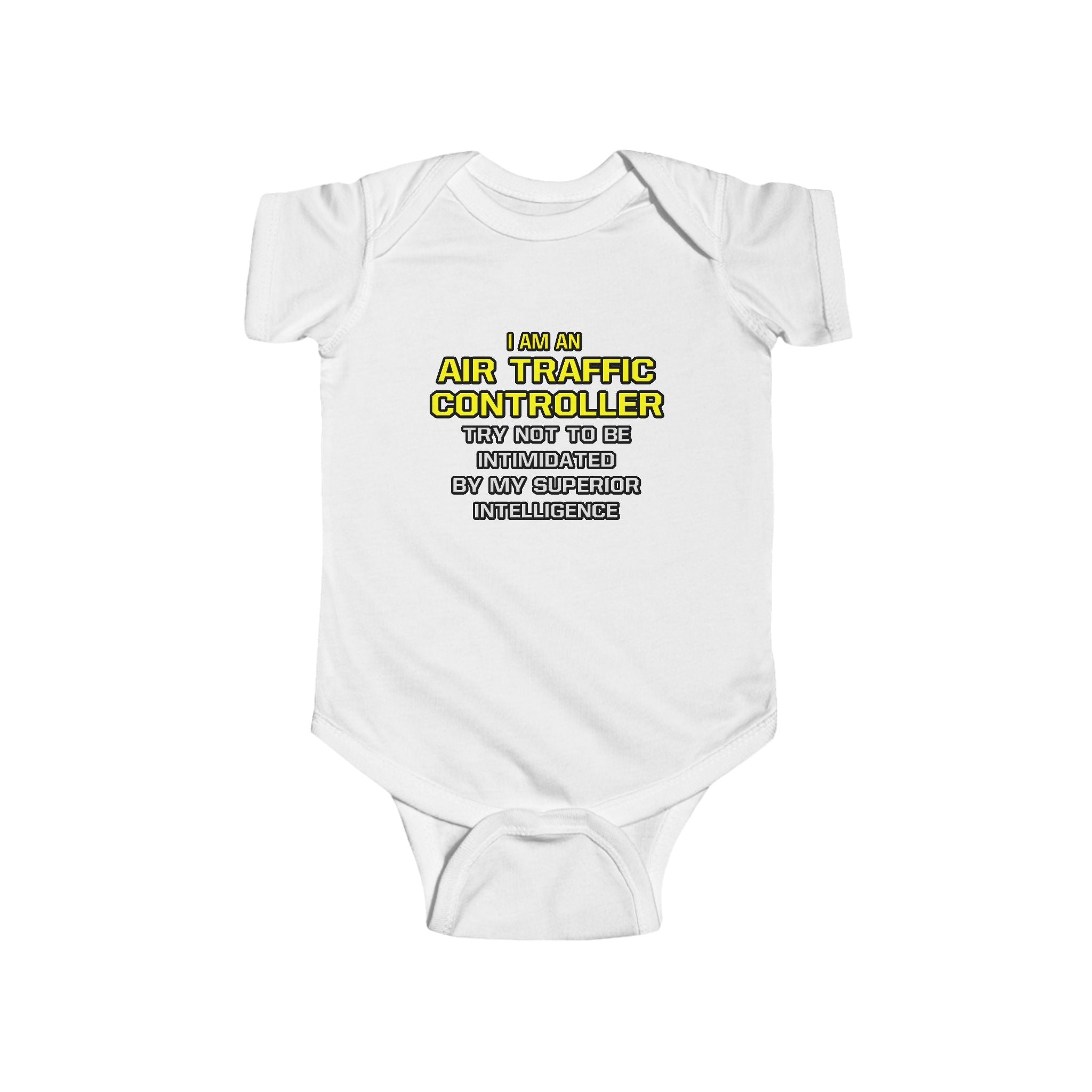 Air Traffic Controller...Superior Intelligence - Infant Fine Jersey Bodysuit