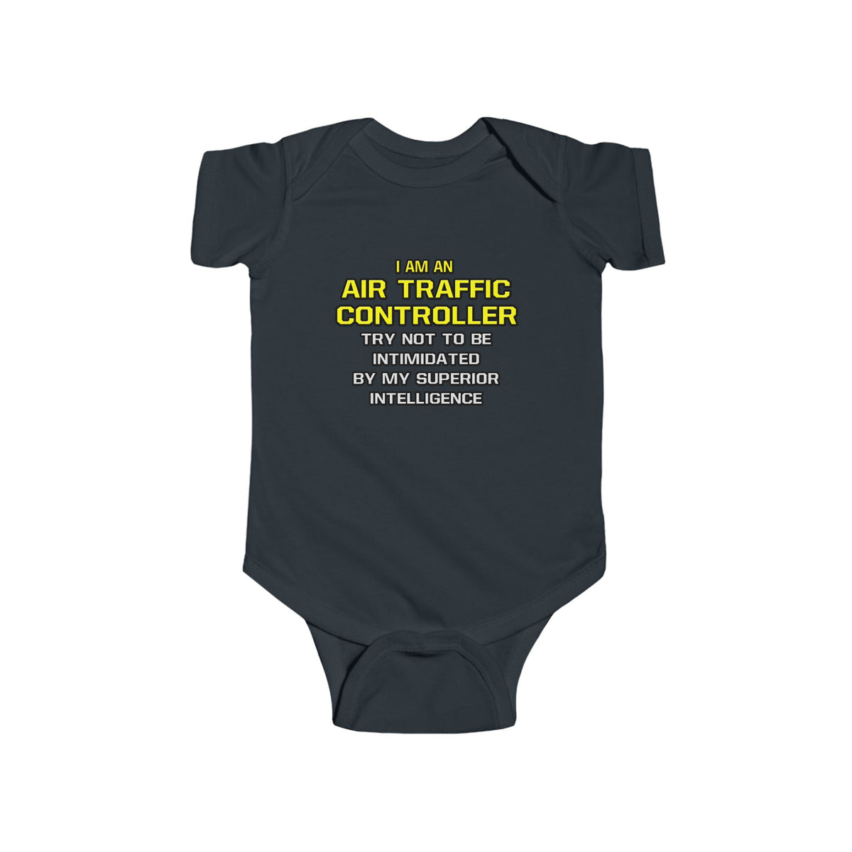 Air Traffic Controller...Superior Intelligence - Infant Fine Jersey Bodysuit