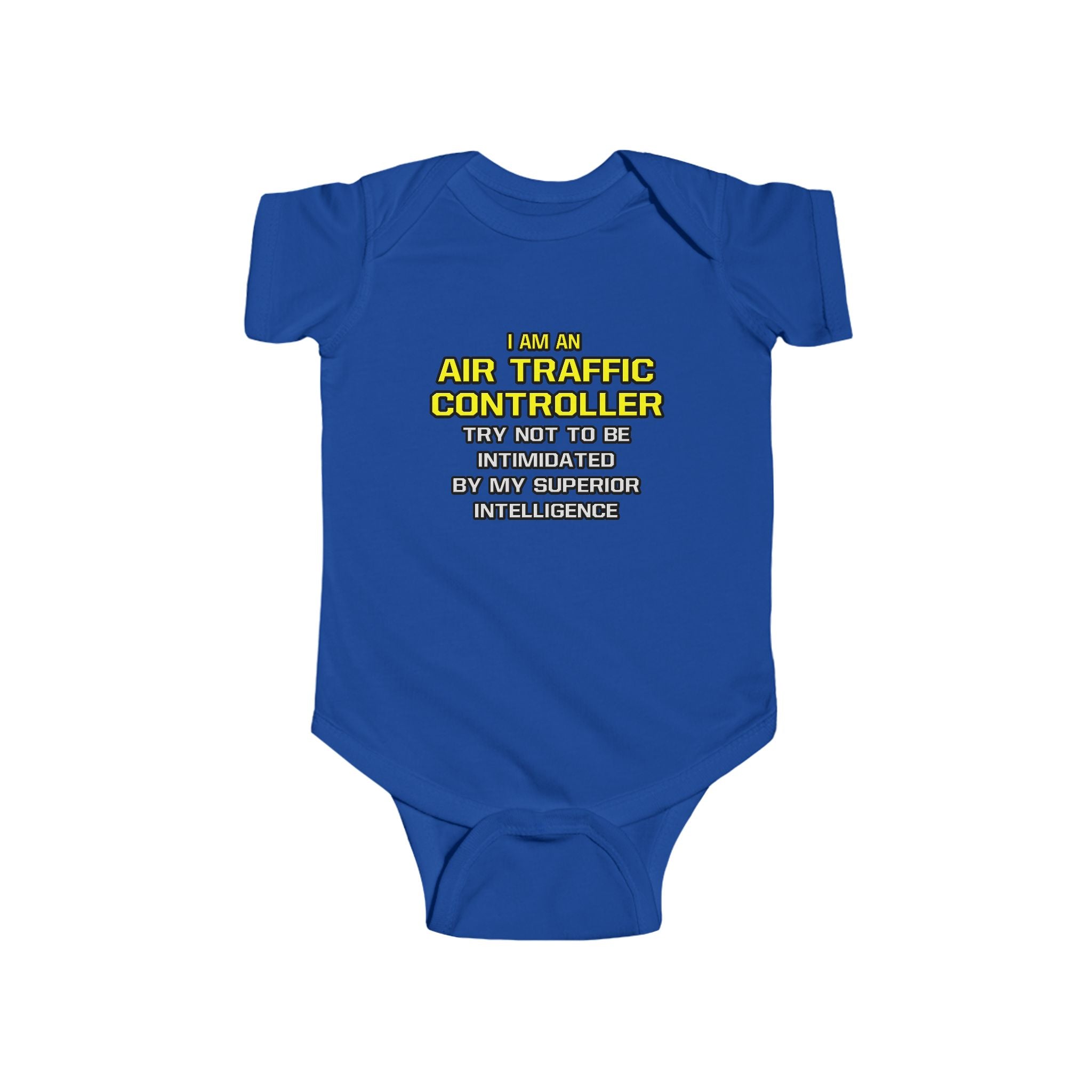 Air Traffic Controller...Superior Intelligence - Infant Fine Jersey Bodysuit