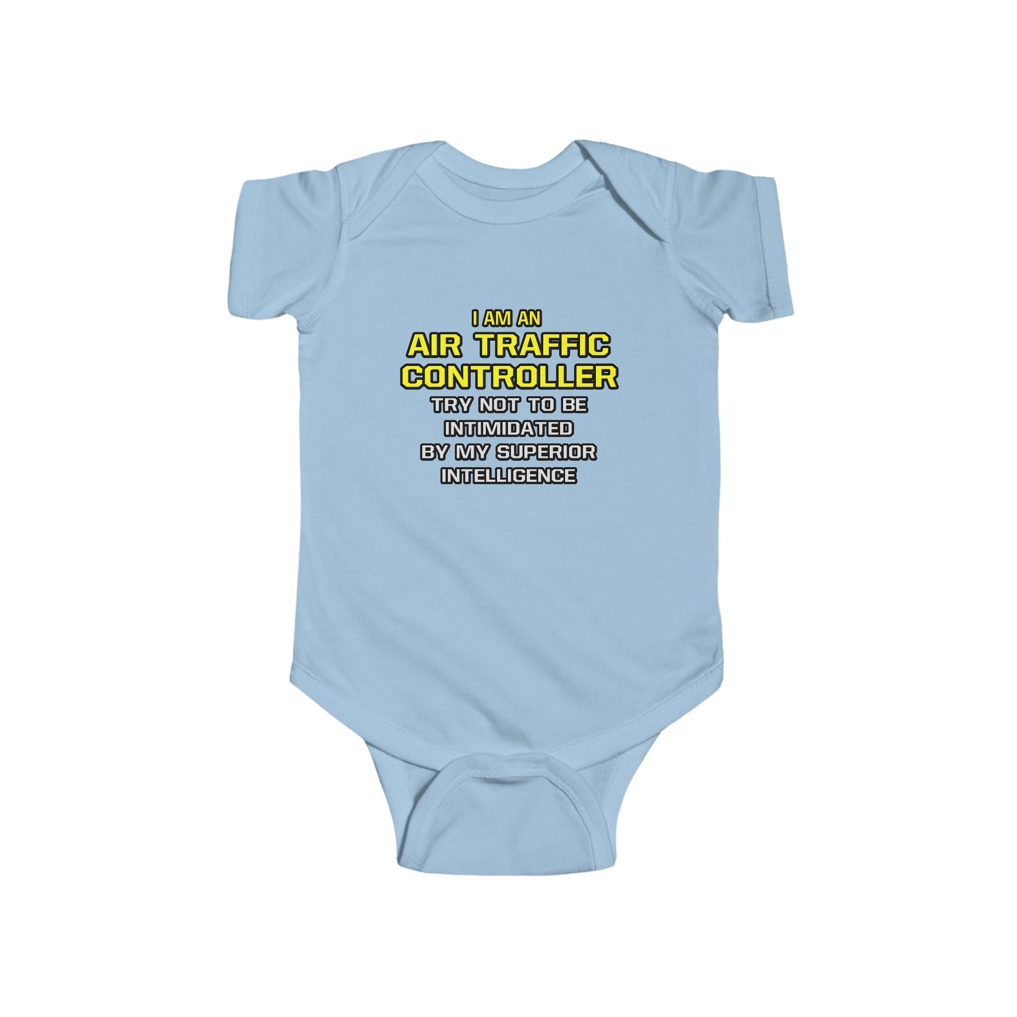 Air Traffic Controller...Superior Intelligence - Infant Fine Jersey Bodysuit