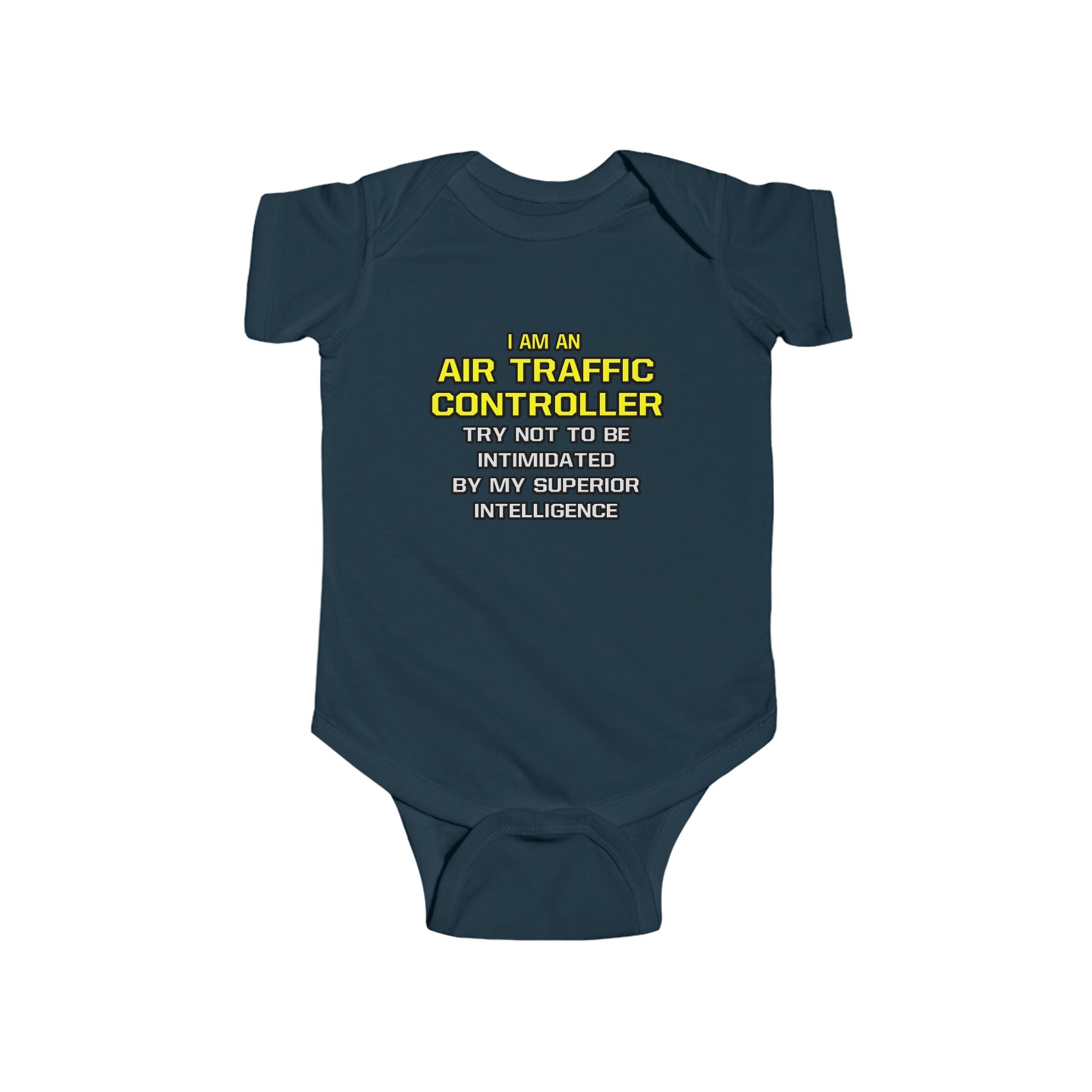 Air Traffic Controller...Superior Intelligence - Infant Fine Jersey Bodysuit