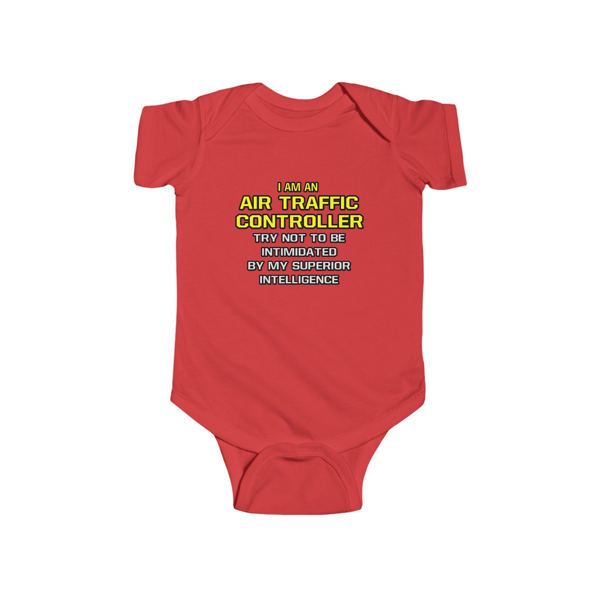 Air Traffic Controller...Superior Intelligence - Infant Fine Jersey Bodysuit