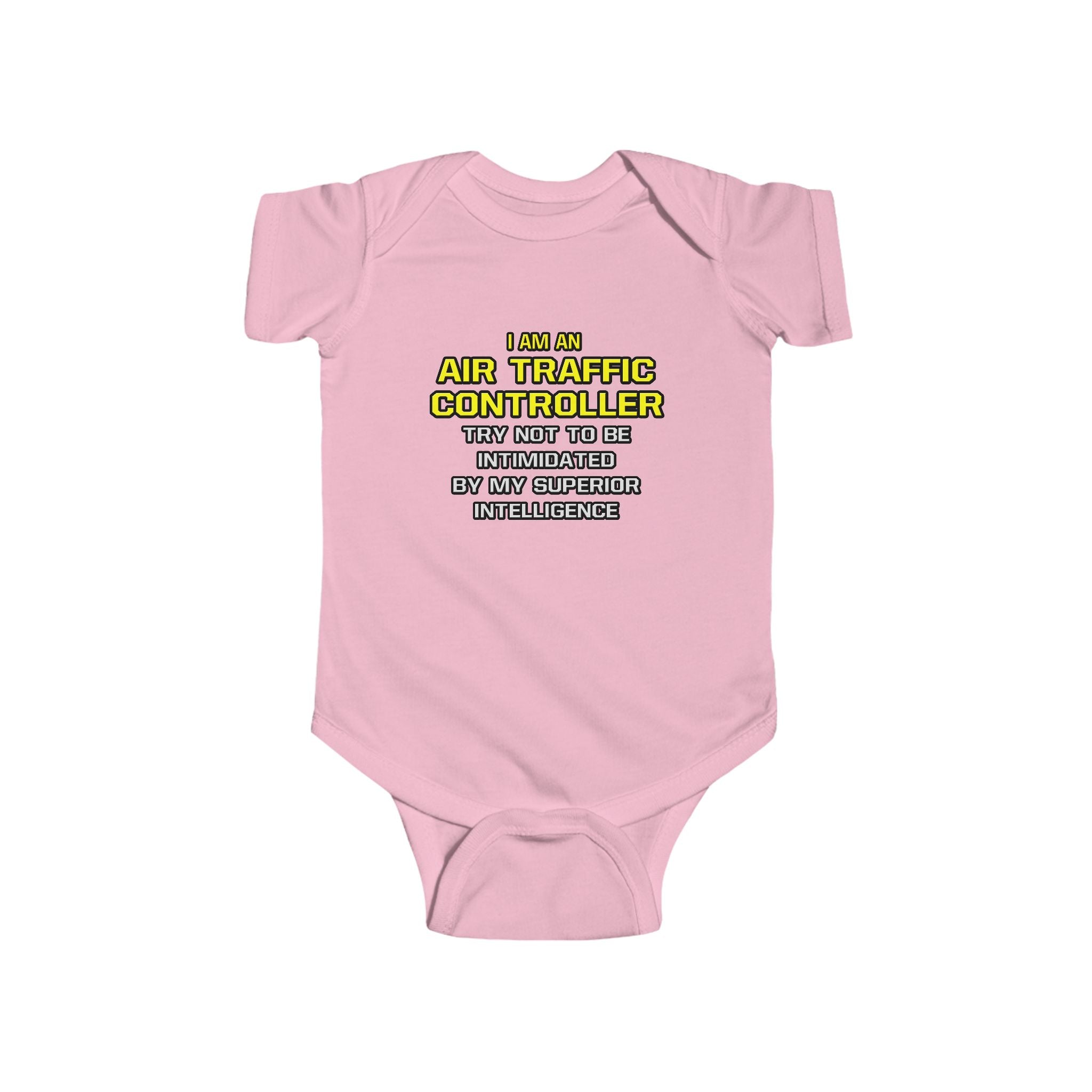 Air Traffic Controller...Superior Intelligence - Infant Fine Jersey Bodysuit