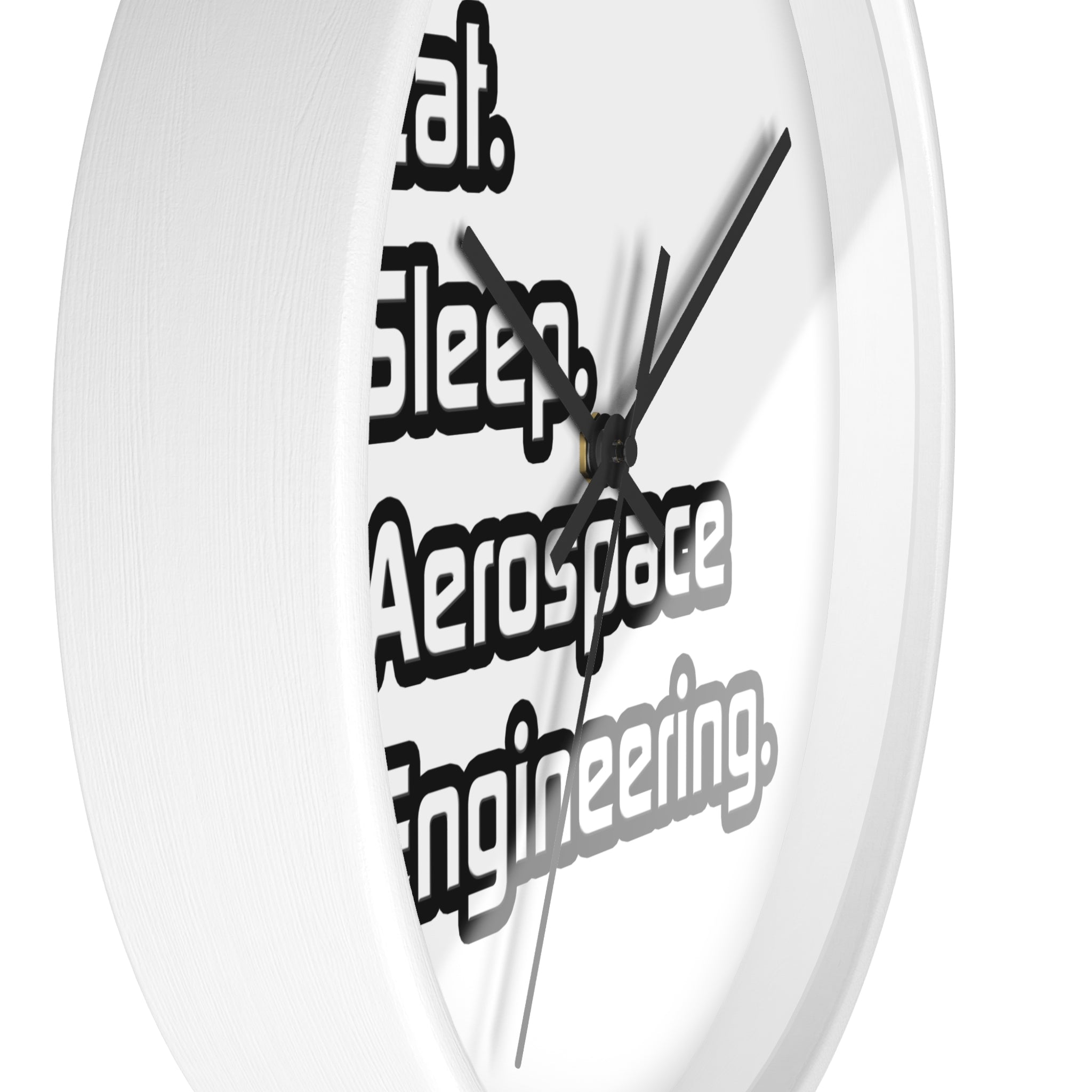 Eat. Sleep. Aerospace Engineering - Wall Clock