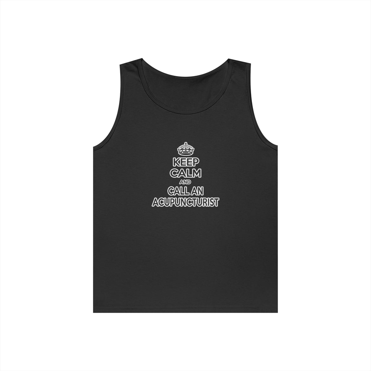 Keep Calm and Call an Acupuncturist - Unisex Heavy Cotton Tank Top