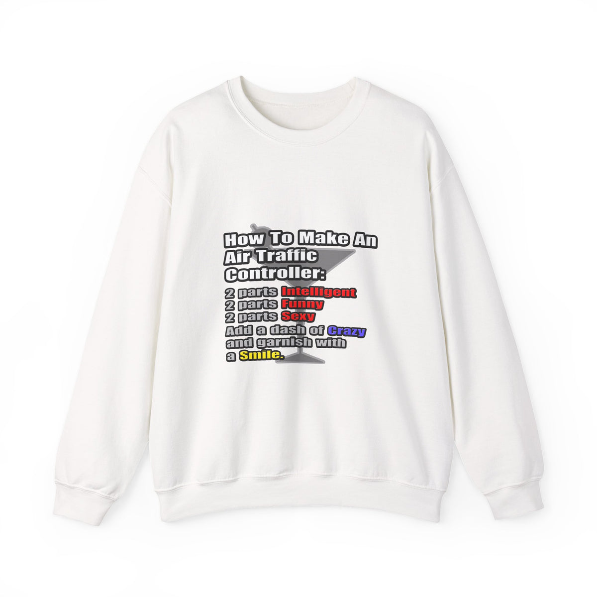 How To Make an Air Traffic Controller - Unisex Heavy Blend™ Crewneck Sweatshirt