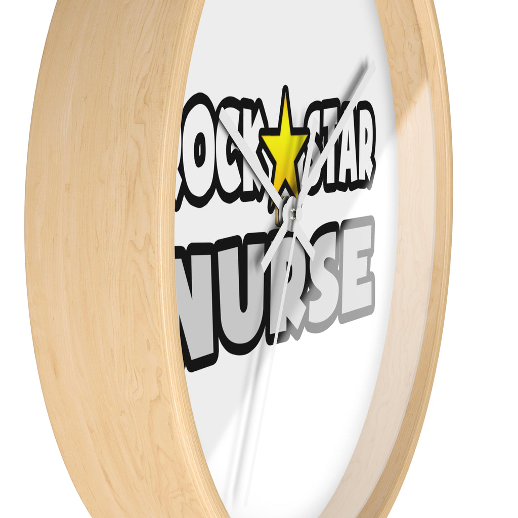 Rock Star Nurse (2) - Wall Clock