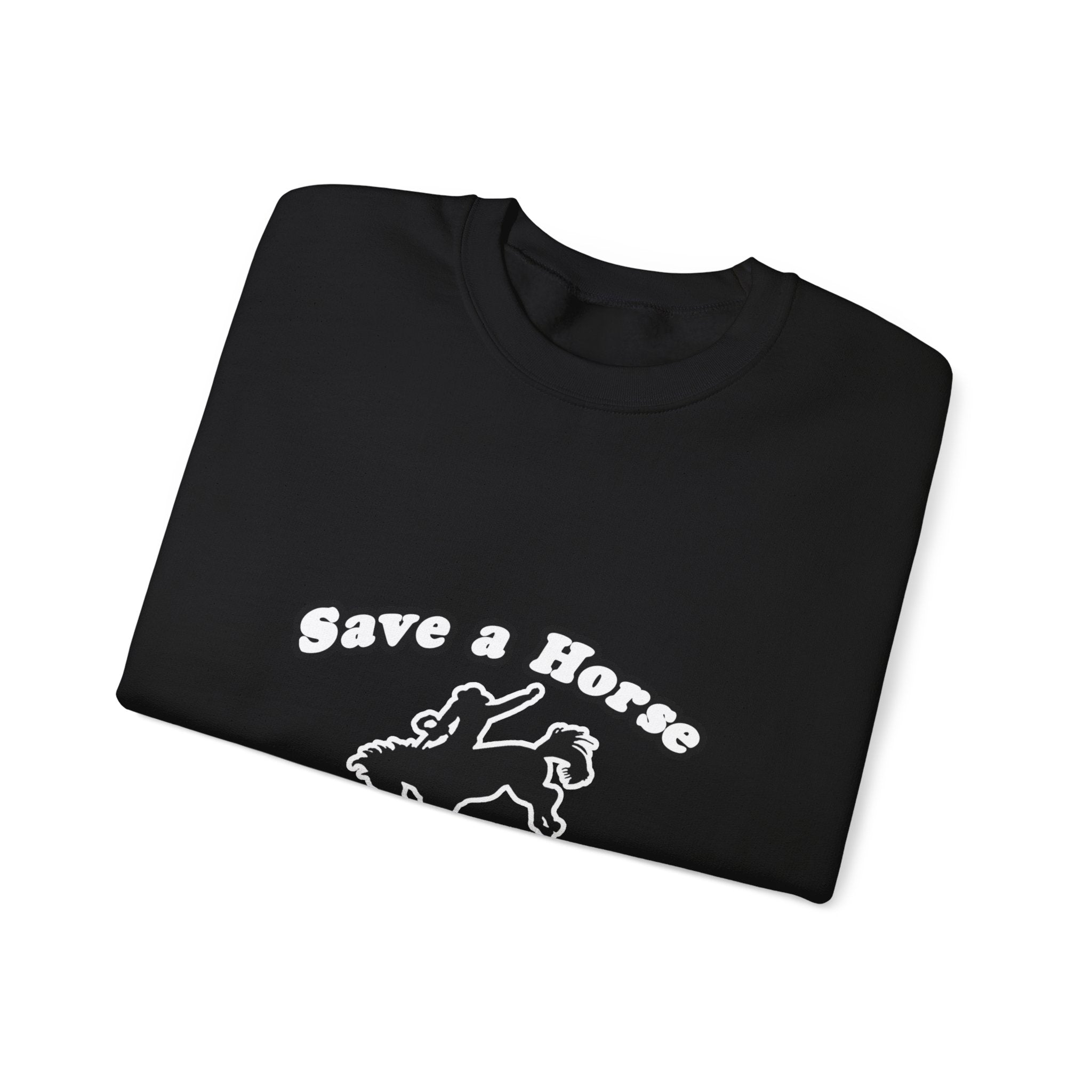 save horse ride teacher - Unisex Heavy Blend™ Crewneck Sweatshirt