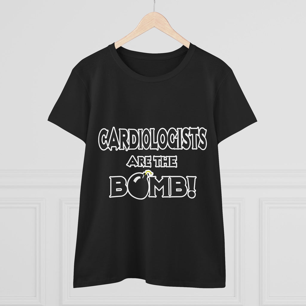 Cardiologists Are The Bomb! - Women's Midweight Cotton Tee