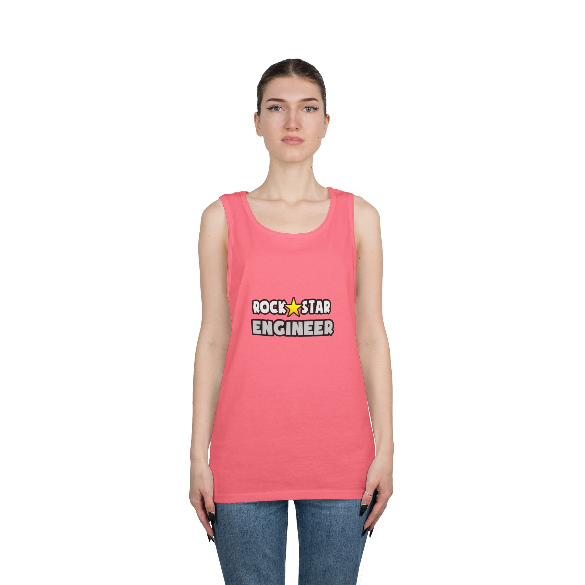 Rock Star Engineer (2) - Unisex Heavy Cotton Tank Top