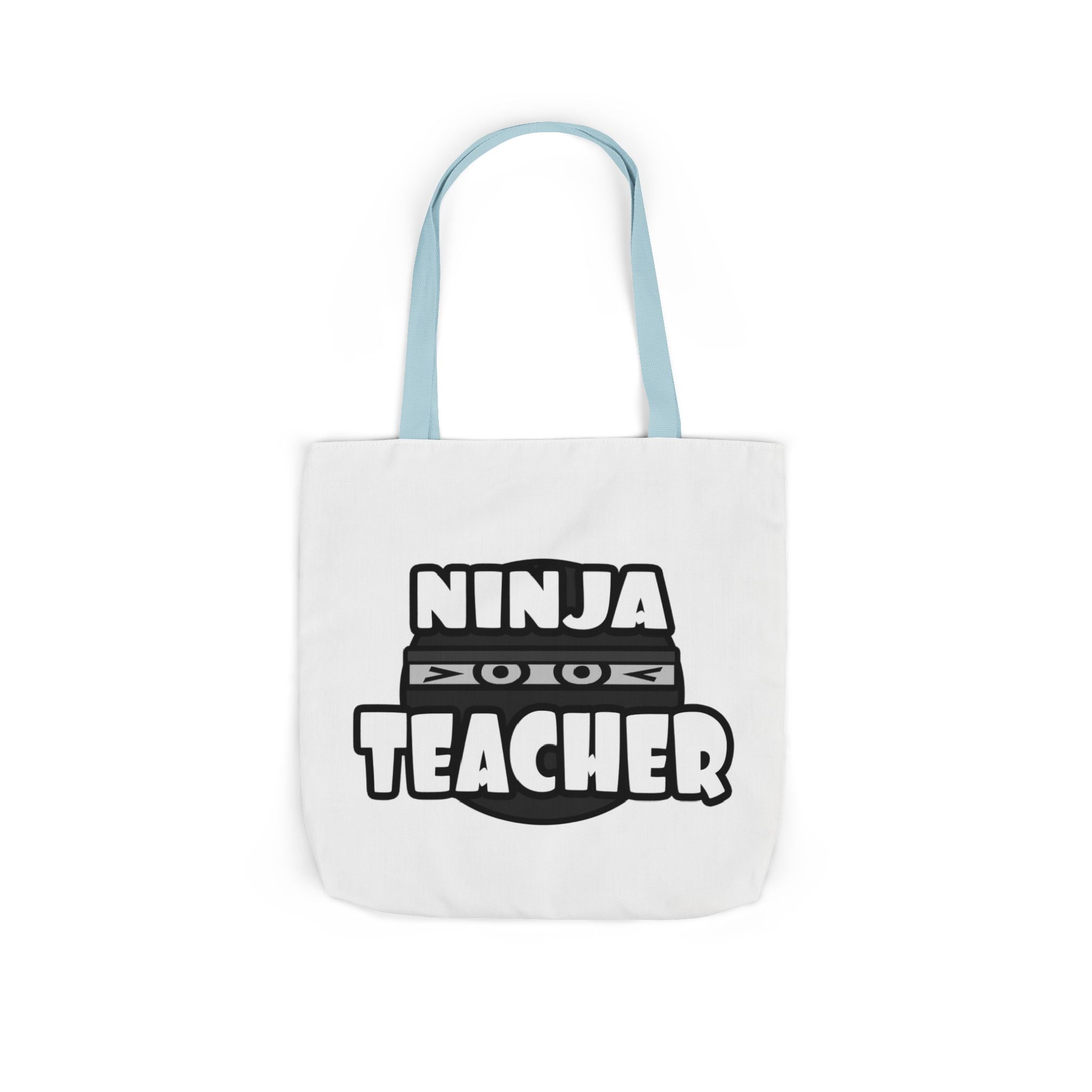 Ninja Teacher - Canvas Tote Bag, 5-Color Straps
