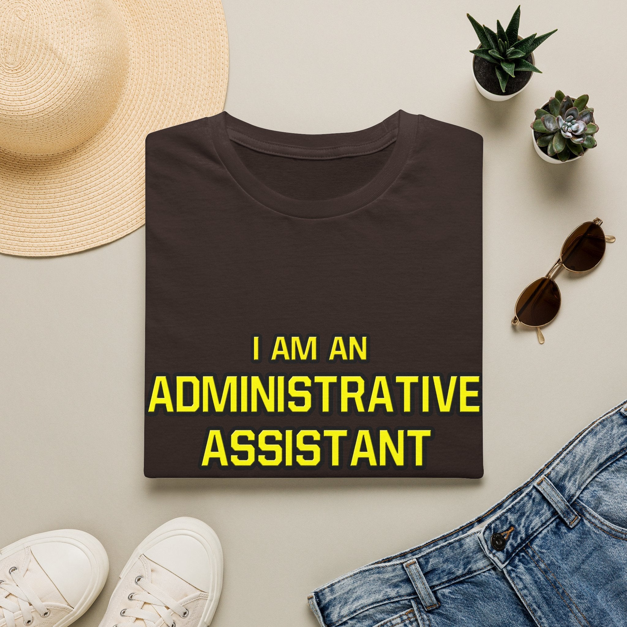 Administrative Assistant...Superior Intelligence - Unisex Softstyle T-Shirt